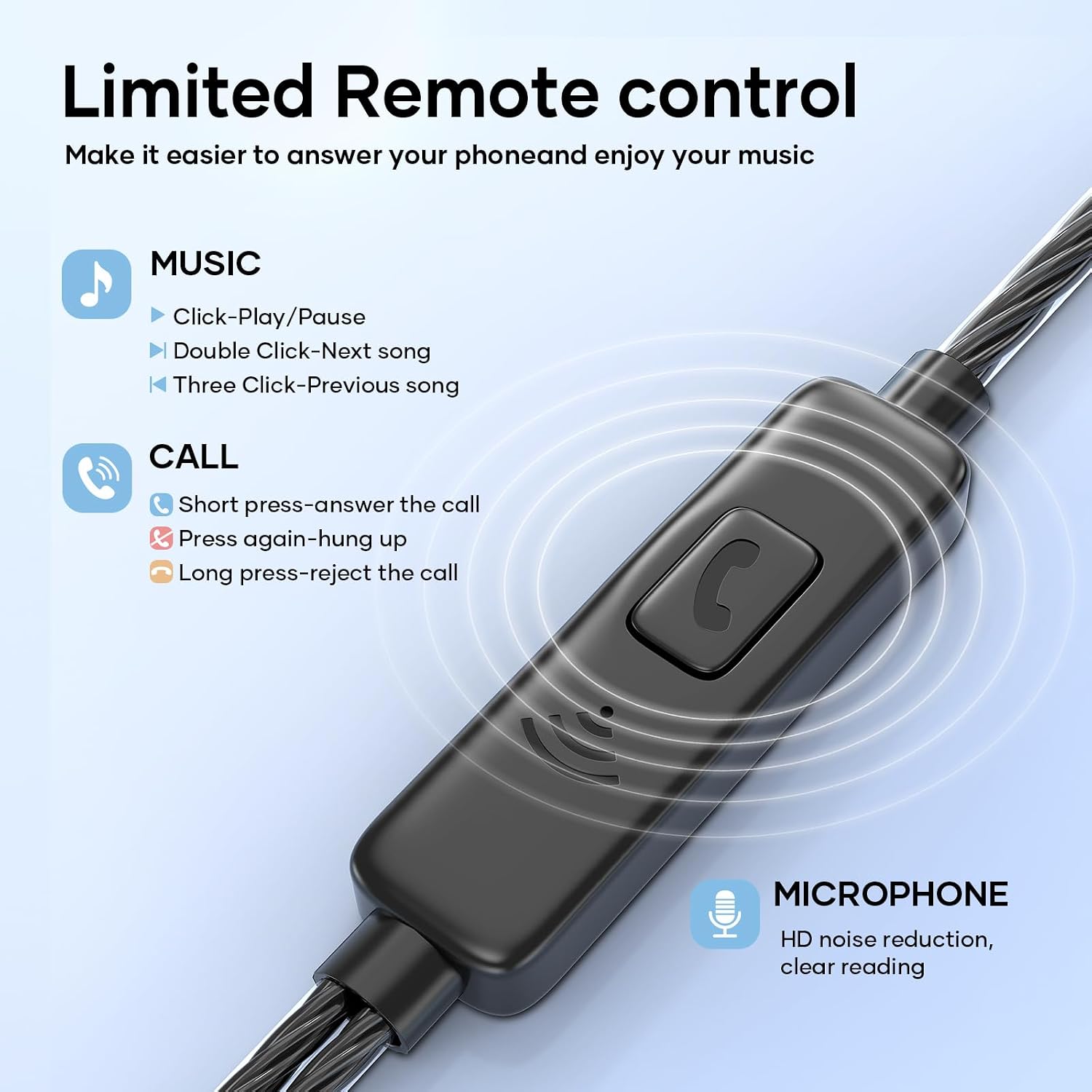 AUDÍFONOS IN-EAR LWZCAM CON CABLE Y MICRÓFONO CON CONECTOR 3.5MM 5 UNIDADES - 5