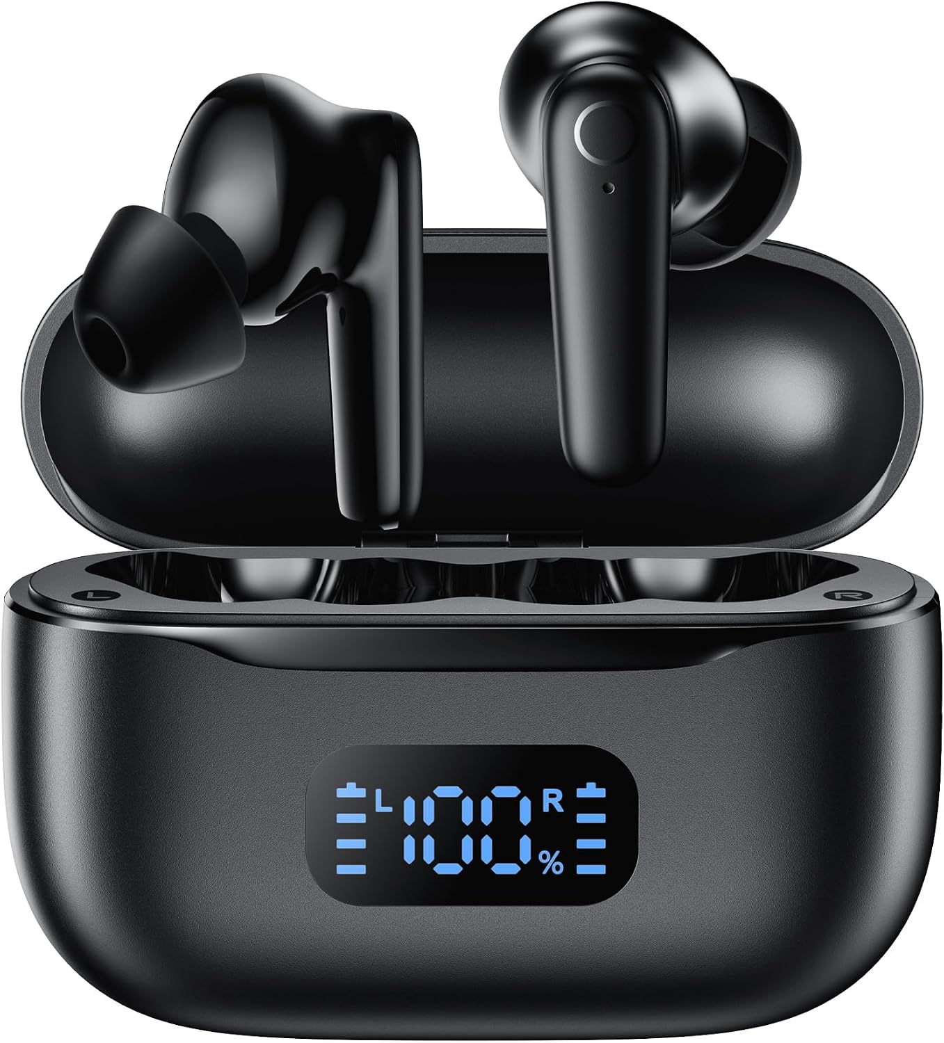 AUDÍFONOS INALÁMBRICOS MOZOTER N9I BLUETOOTH 5.4 TRUE WIRELESS NEGRO - 1