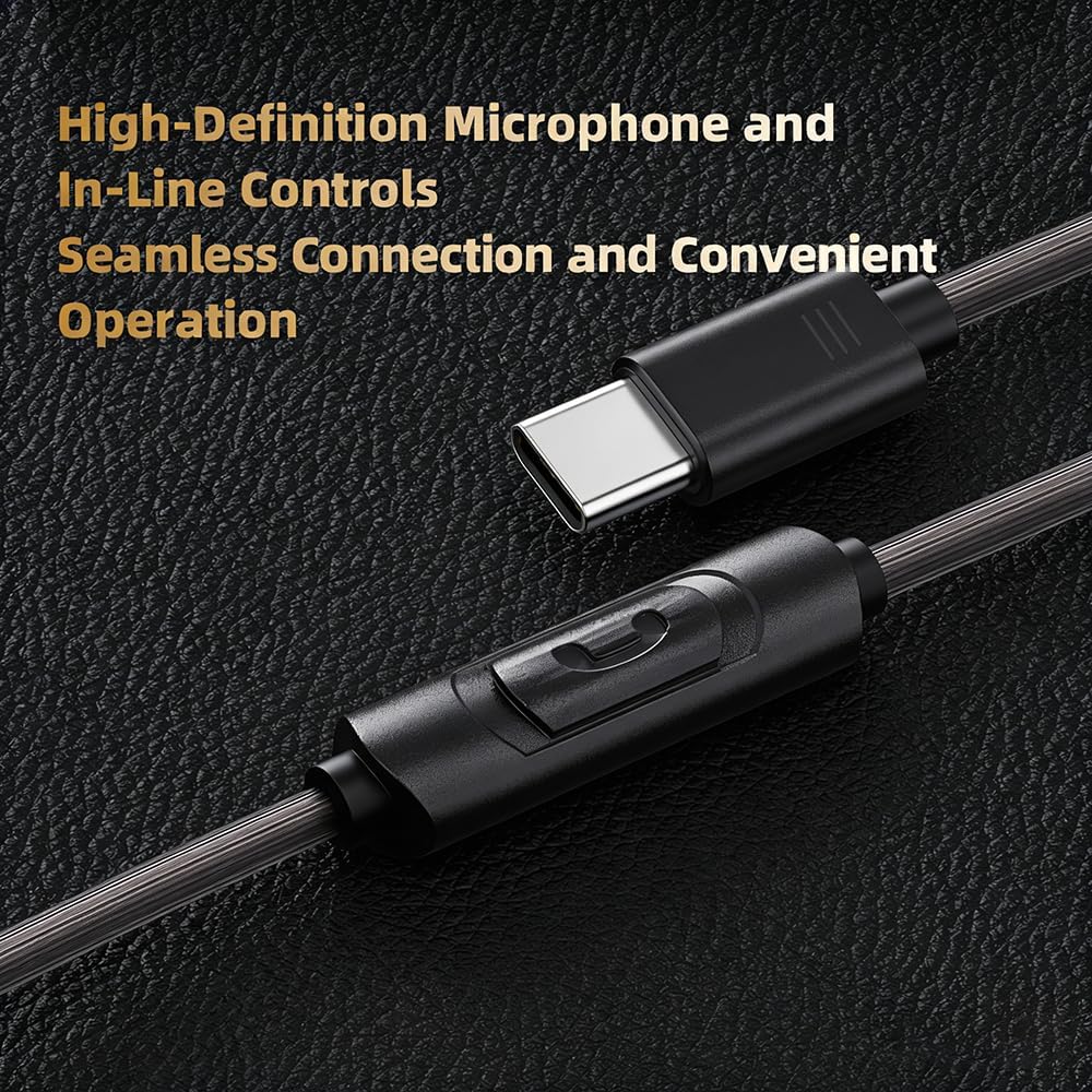 AUDÍFONOS GAMING PILUYAA QKZ ENZO IN EAR CON CABLE USB C - 2
