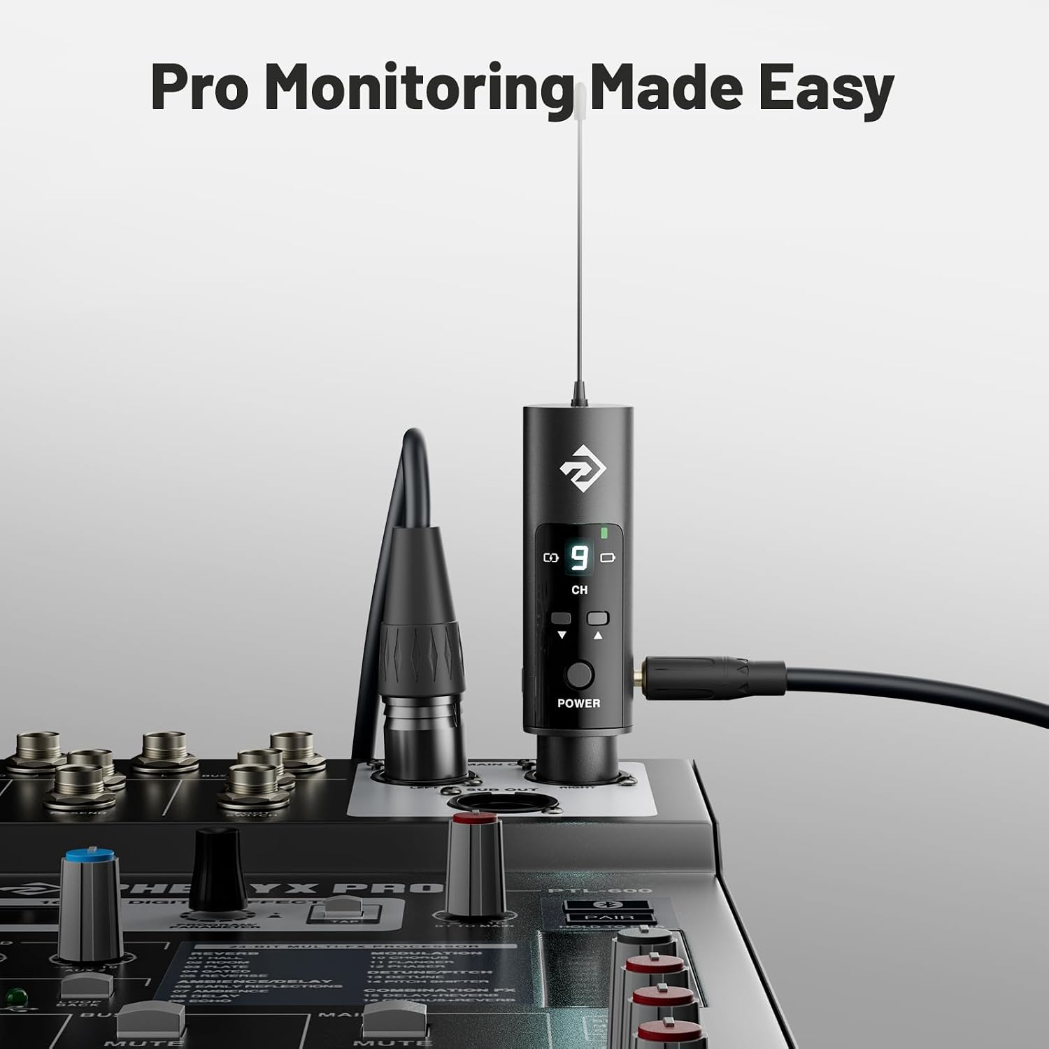 TRANSMISOR PORTÁTIL PARA MONITOR IN-EAR PHENYX PRO PMT-P-900 - 3