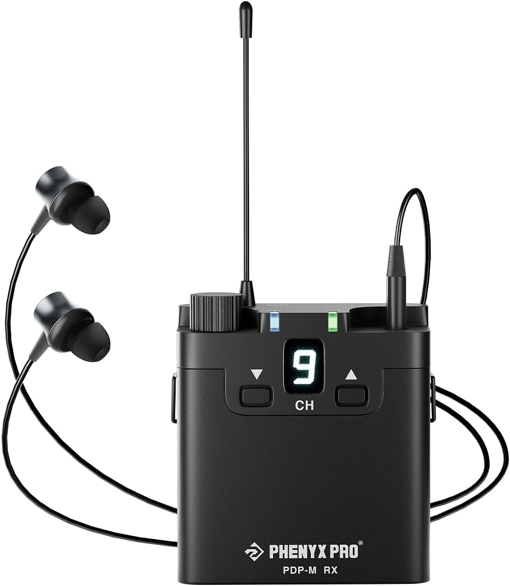 TRANSMISOR PORTÁTIL PARA MONITOR IN-EAR PHENYX PRO PMT-P-900 - 5
