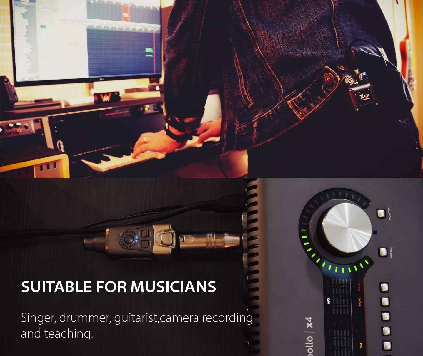 RECEPTOR XVIVE U4R SISTEMA INALÁMBRICO DE MONITOREO IN-EAR PARA ESTUDIO Y PRESENTACIONES - 3
