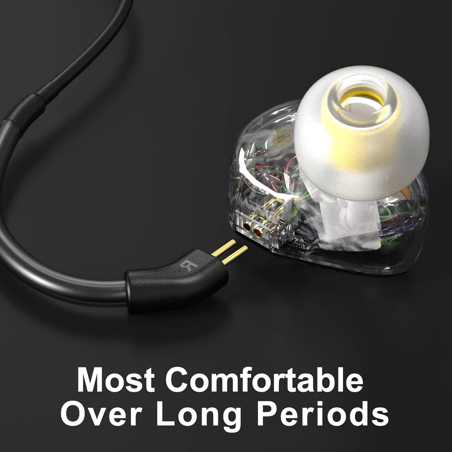 AURICULARES IN-EAR MONITOR XVIVE T9 DUAL KNOWLES BA DRIVERS - 3