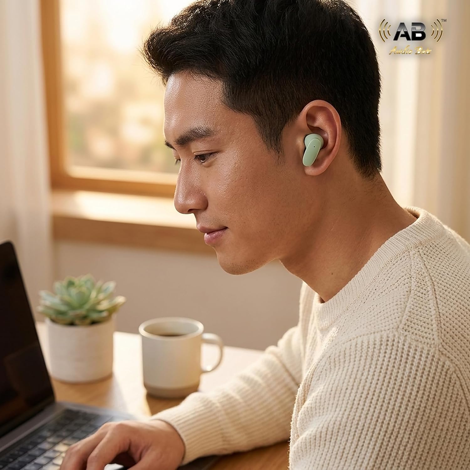 AUDÍFONOS INALÁMBRICOS AWDIO BOTS EVERYDAY SERIES BLUETOOTH TRUE WIRELESS MATCHA GREEN - 3