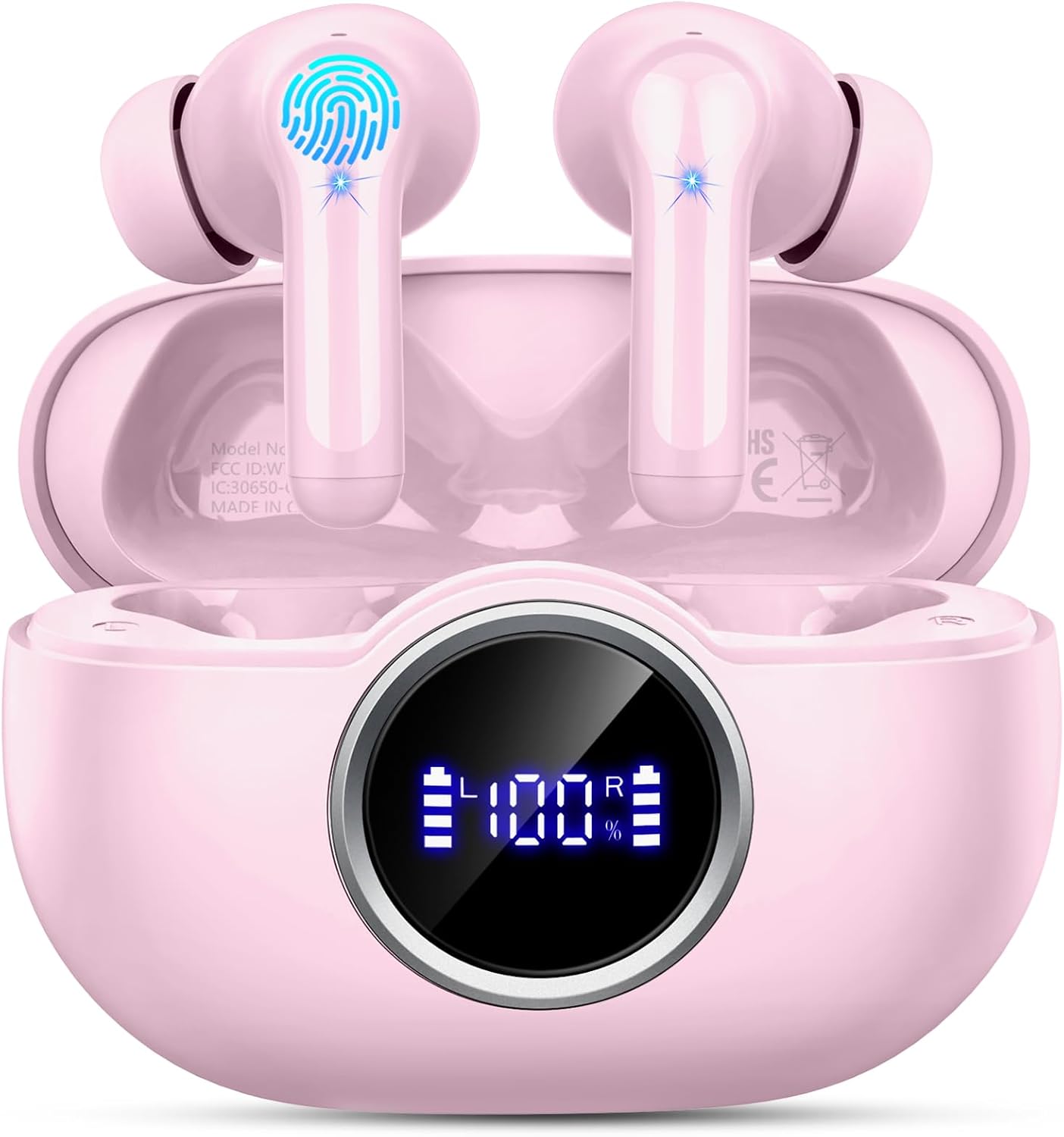 AUDÍFONOS BLUETOOTH RINSMOLA G21PRO TRUE WIRELESS CON CANCELACIÓN DE RUIDO Y RESISTENCIA IP-X7 - 1