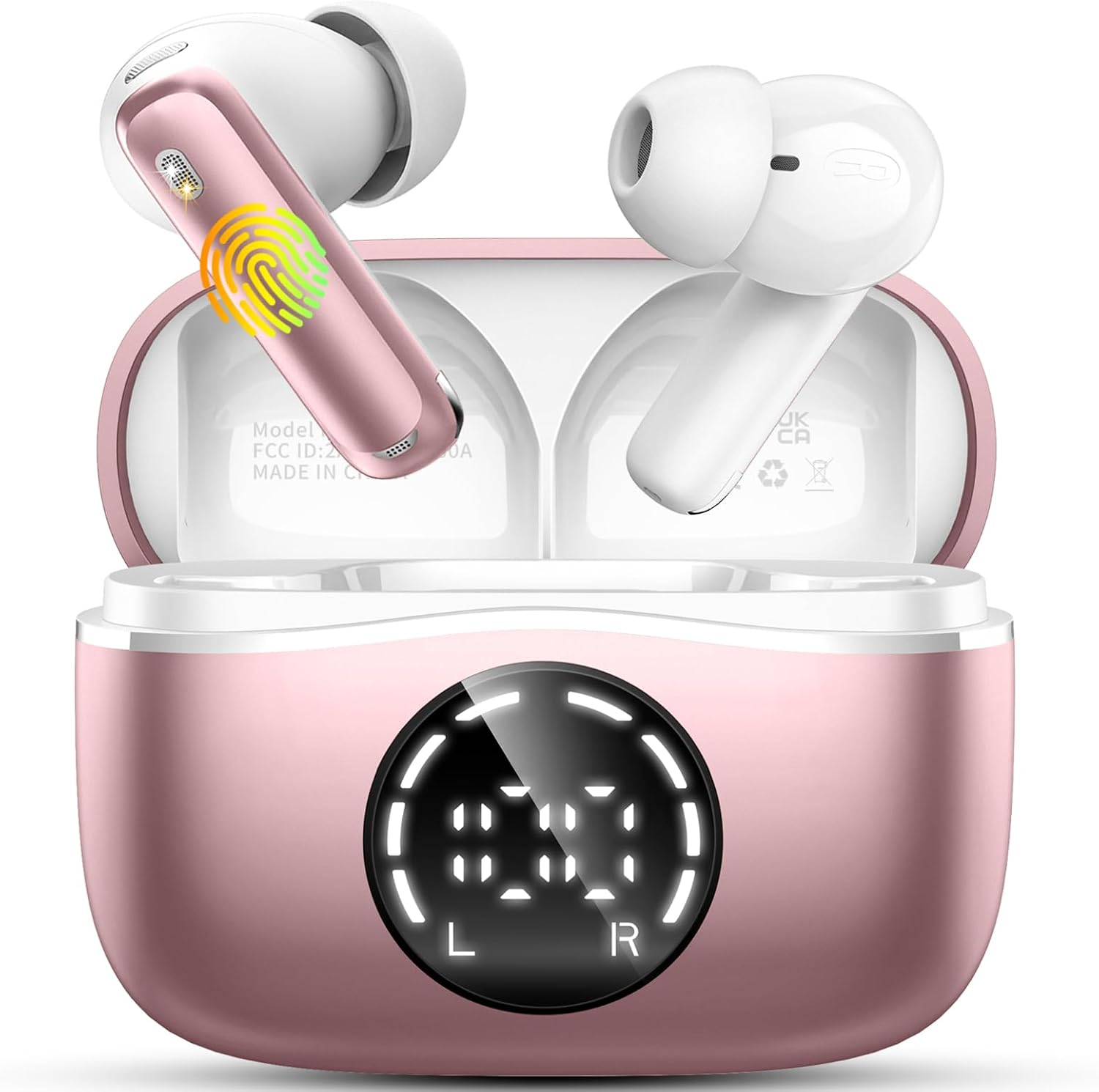 AUDÍFONOS BLUETOOTH RINSMOLA 5.4 TRUE WIRELESS CON 48 HORAS DE REPRODUCCIÓN - 1