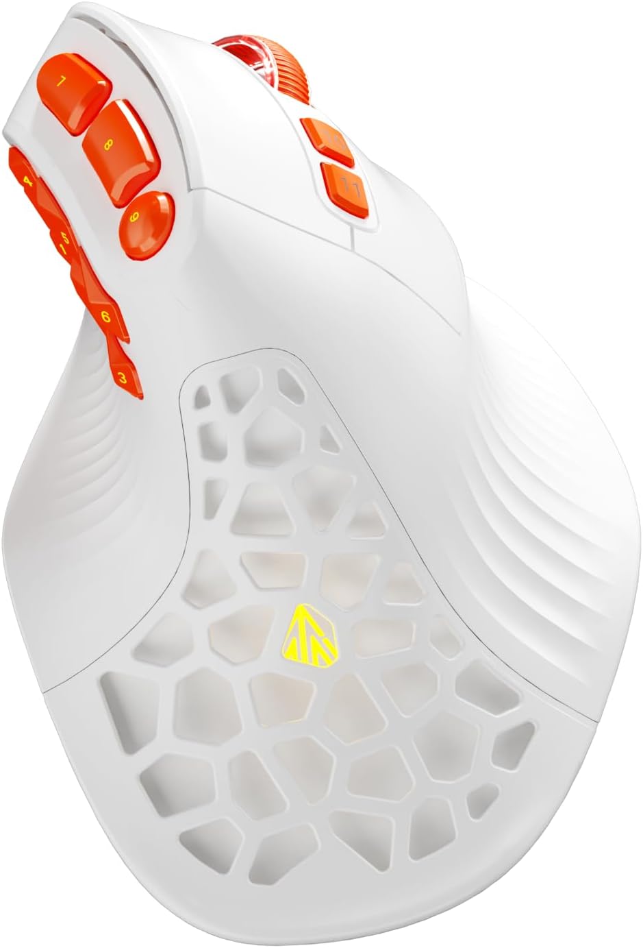 MOUSE ERGONÓMICO VERTICAL SOLAKAKA E9 PRO BLANCO CON DONGLE 8K - 1