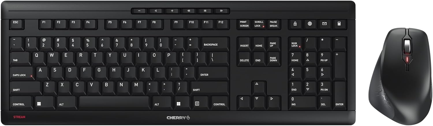 COMBO TECLADO Y MOUSE INALÁMBRICO CHERRY STREAM DESKTOP COMFORT - 1