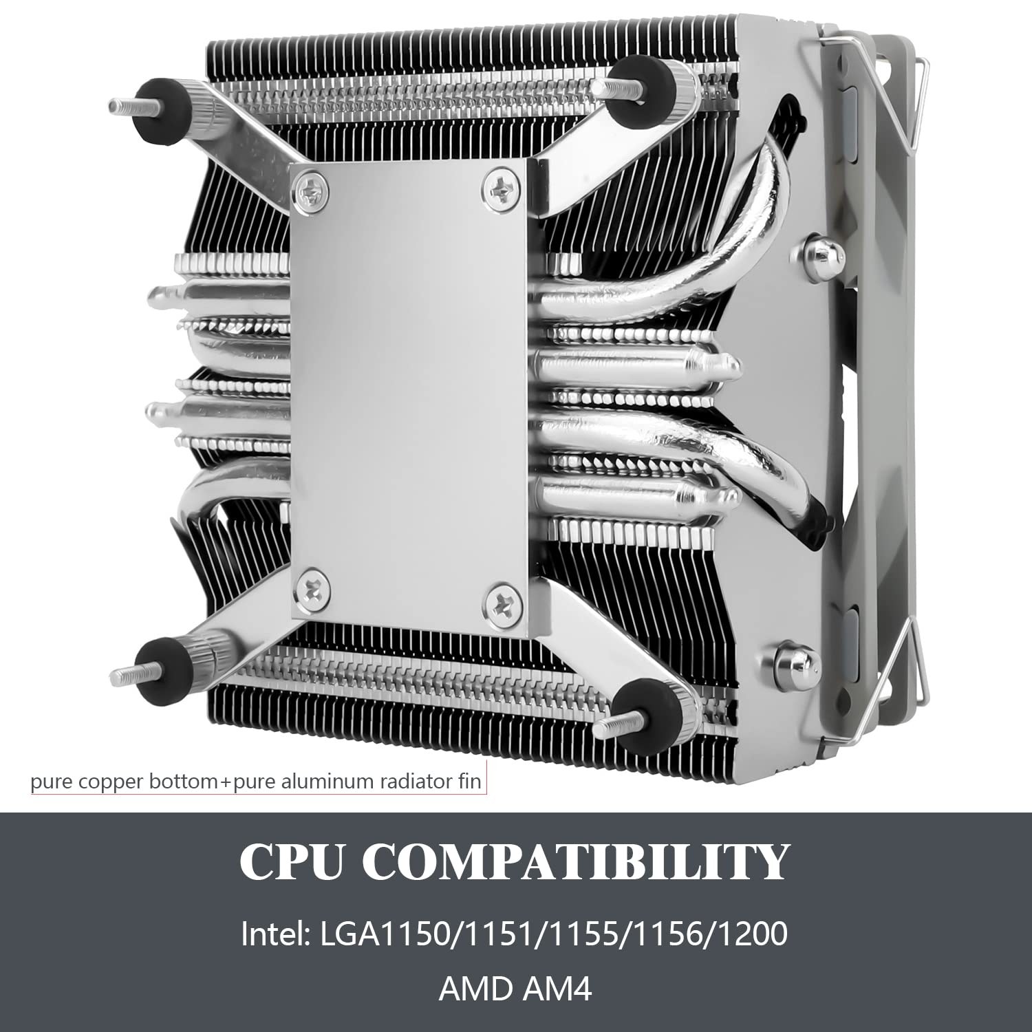 ENFRIADOR DE CPU THERMALRIGHT AXP90-X53 PERFIL BAJO 53MM CON VENTILADOR TL-9015 PWM - 5