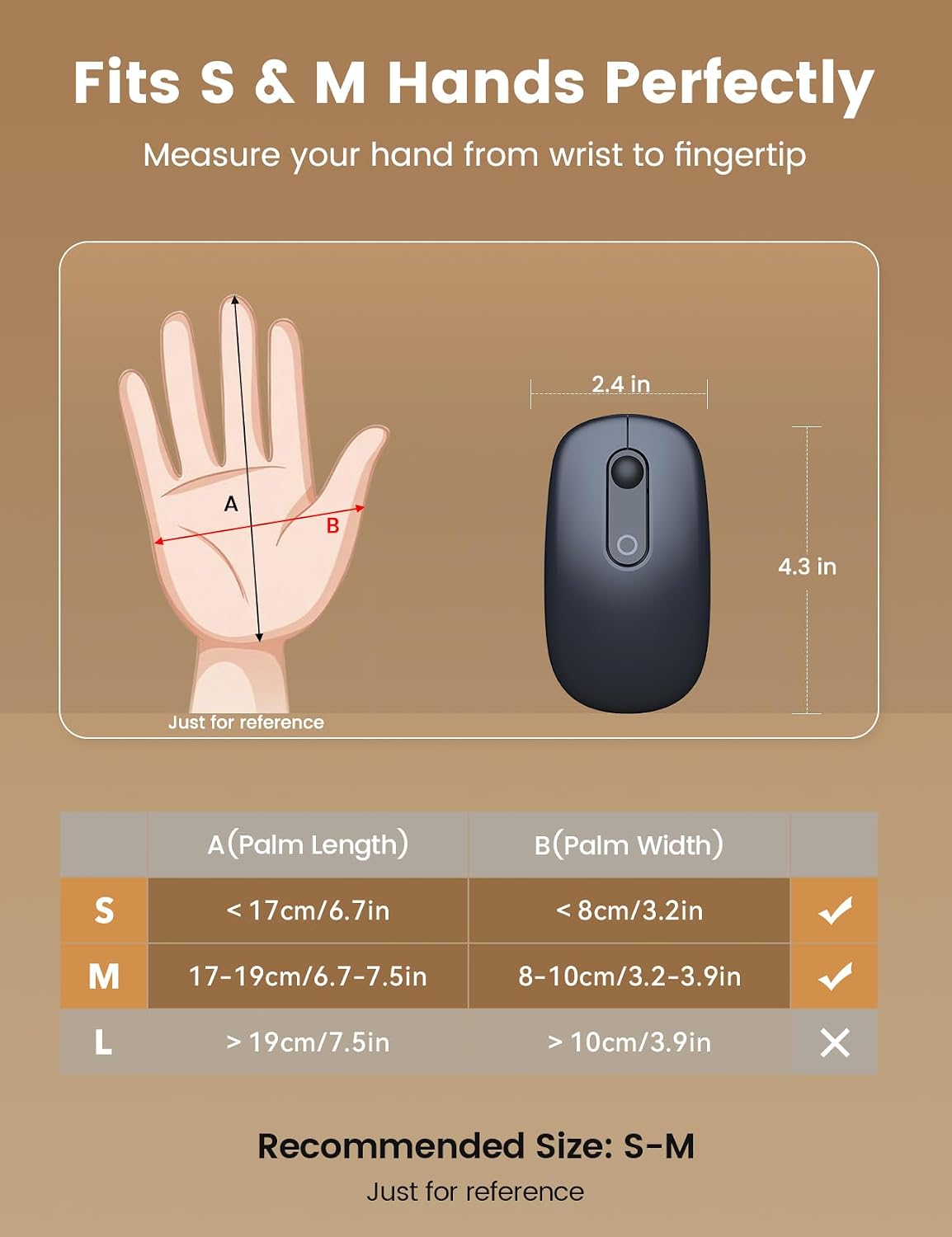 MOUSE INALÁMBRICO SABLUTE M41 PARA LAPTOP CON CLIC SILENCIOSO - 5