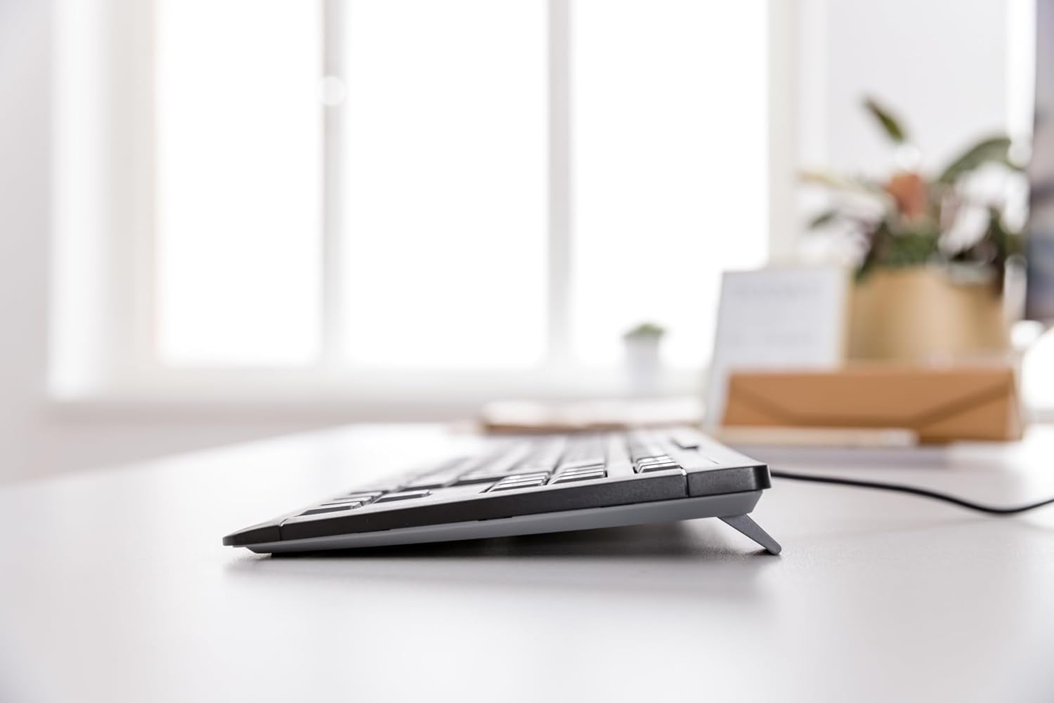 TECLADO CHERRY STREAM KEYBOARD TKL CABLEADO SIN TECLADO NUMÉRICO BLANCO-GRIS - 5