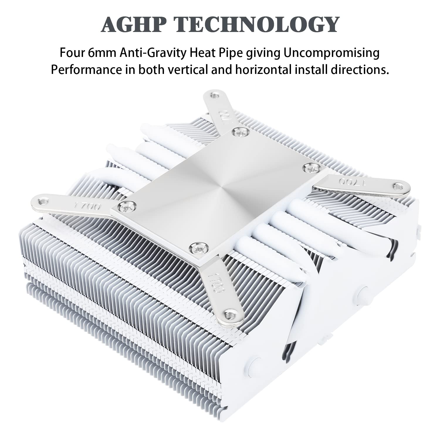 ENFRIADOR DE CPU THERMALRIGHT AXP90-X53 BLANCO BAJO PERFIL 53MM - 2