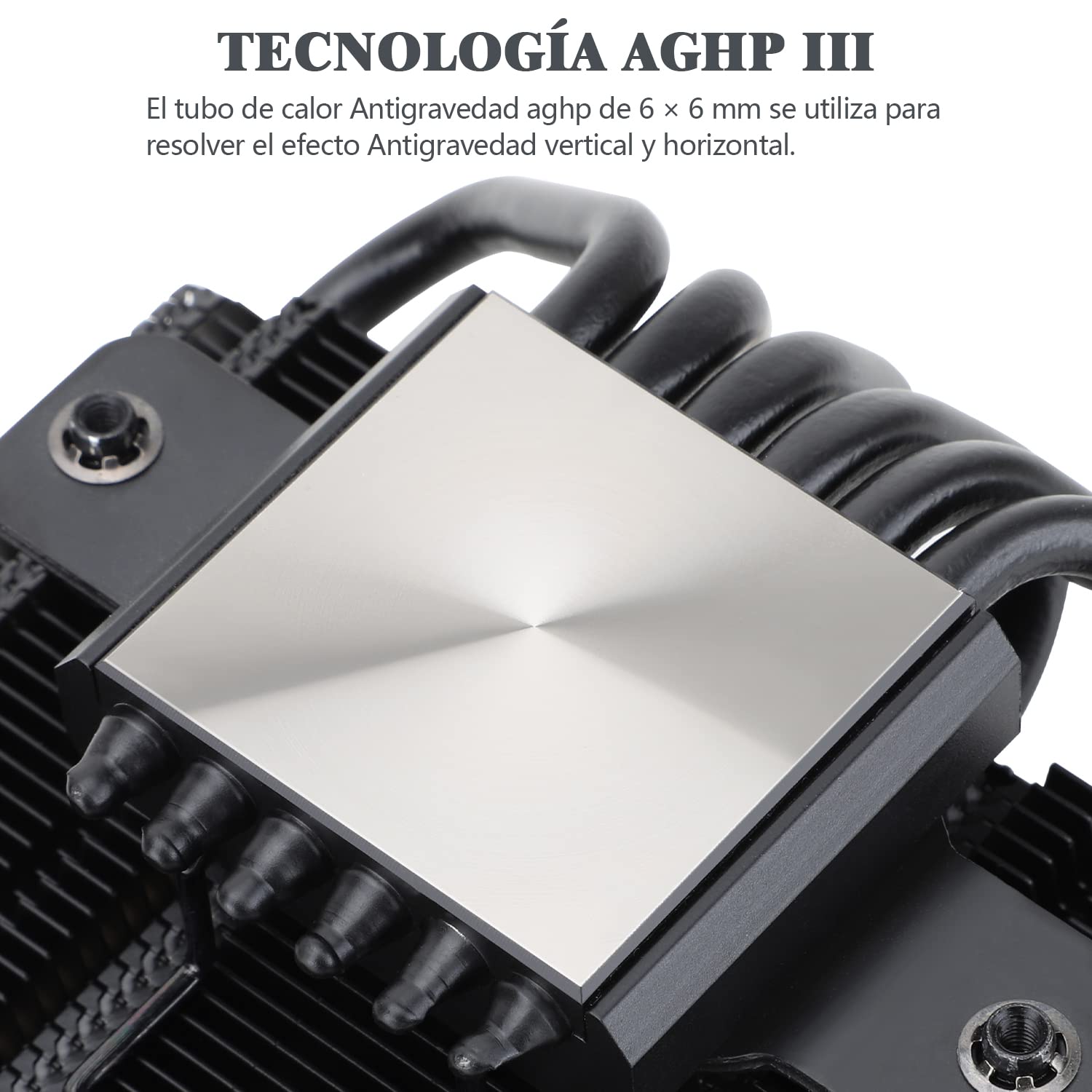 ENFRIADOR DE CPU THERMALRIGHT AXP120-X67 BLACK ARGB BAJO PERFIL 67MM CON VENTILADOR PWM 120MM Y 6 HEAT PIPES - 2