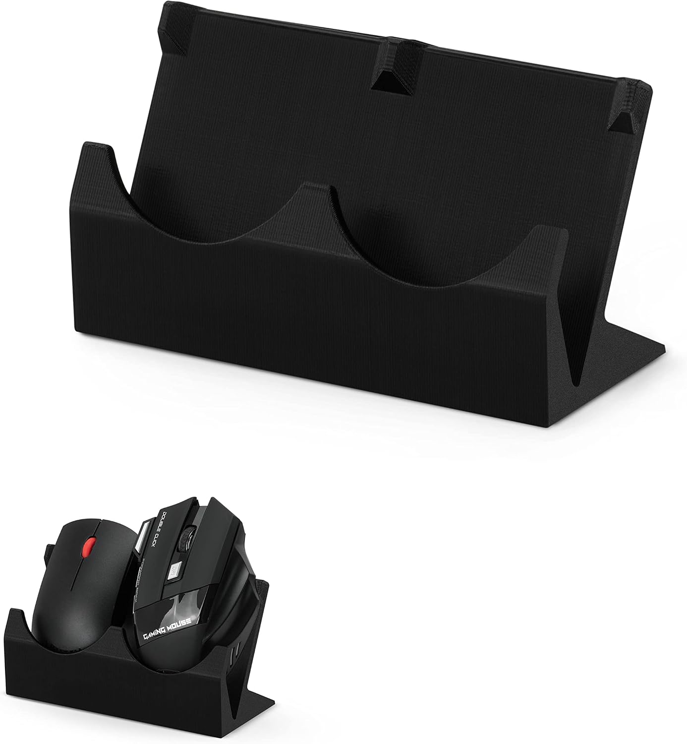 SOPORTE DE ESCRITORIO PARA DOS MOUSES BRAINWAVZ DM01 - 1