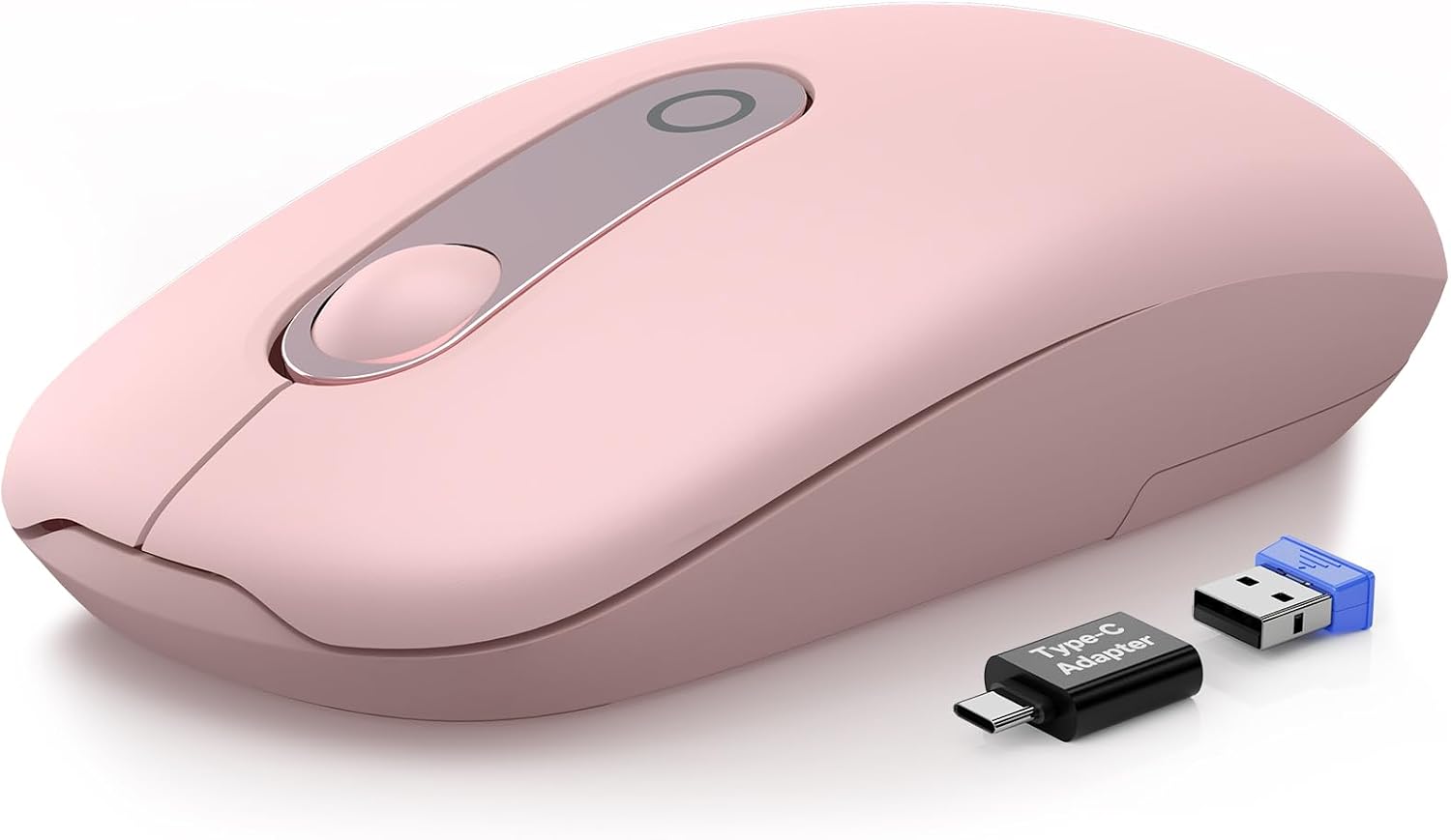 MOUSE INALÁMBRICO SABLUTE PARA LAPTOP CON ADAPTADOR USB-C - 1
