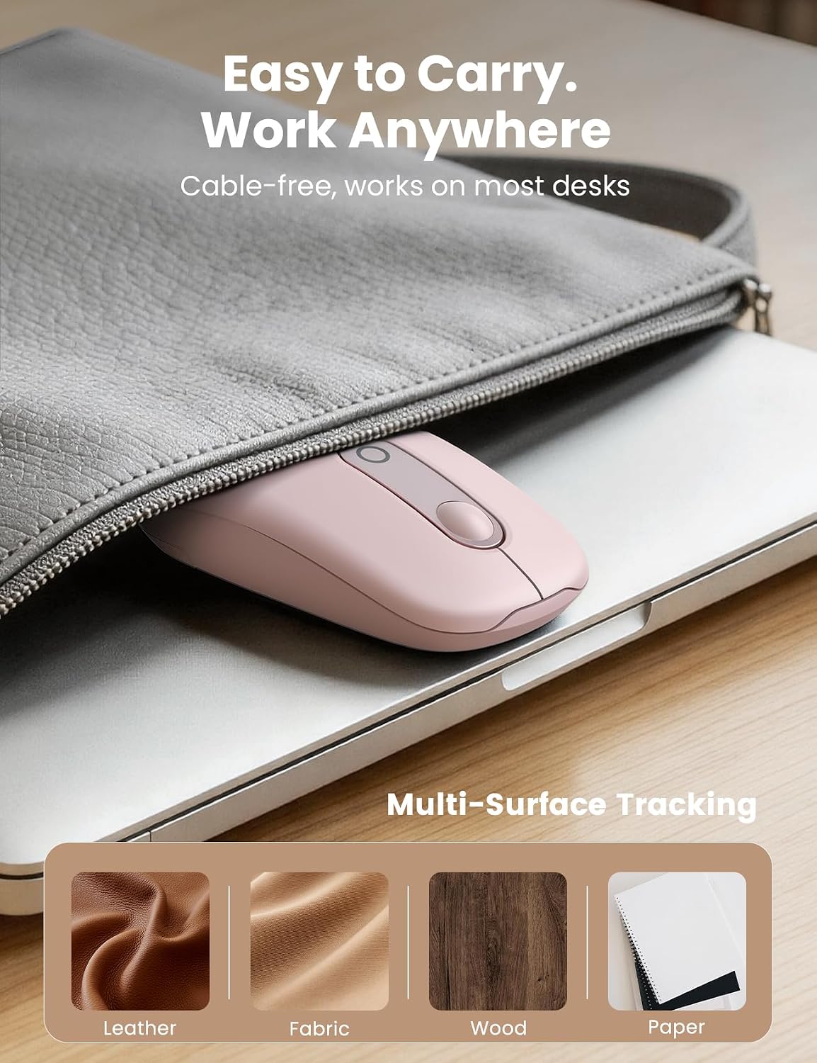 MOUSE INALÁMBRICO SABLUTE PARA LAPTOP CON ADAPTADOR USB-C - 2