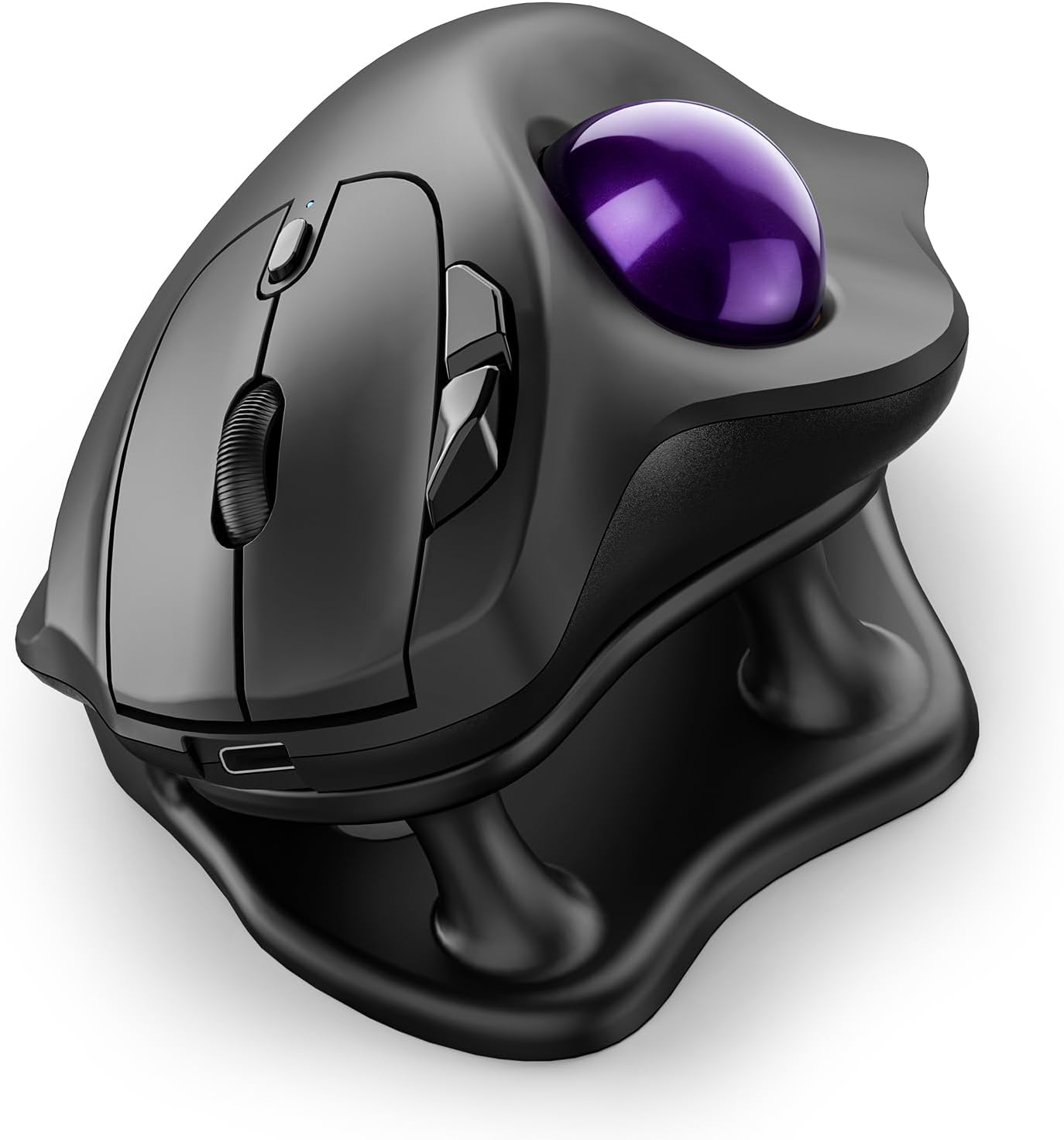 MOUSE INALÁMBRICO CON TRACKBALL ERGONÓMICO NULEA CON SOPORTE INCLINADO 21.7° Y CONTROL CON PULGAR - 1