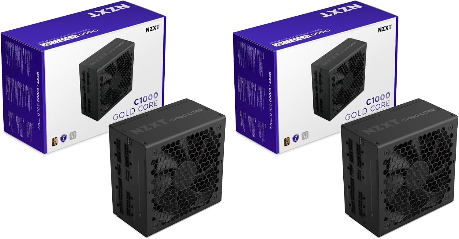 FUENTE DE PODER NZXT C1000 GOLD CORE 1000W ATX 3.1 80+ GOLD - 1