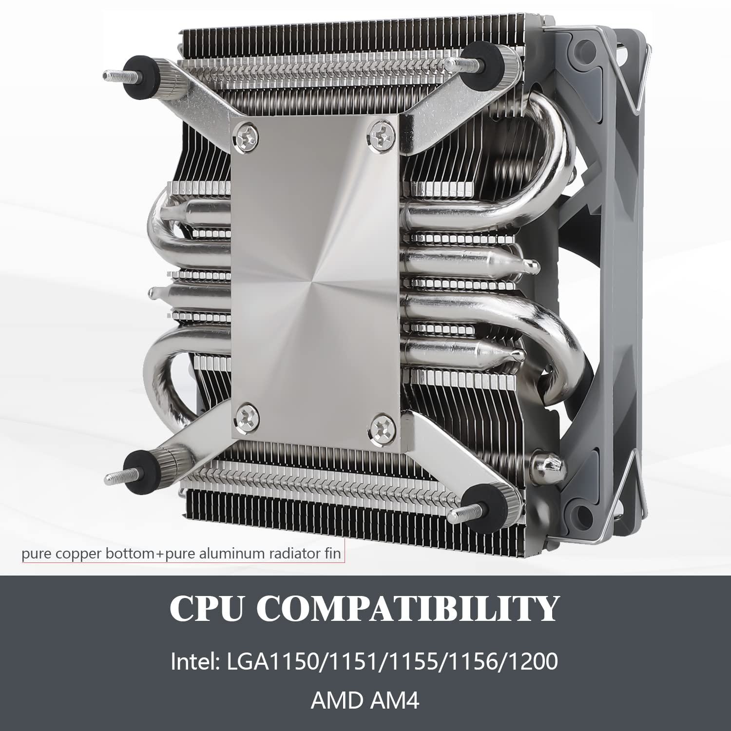 ENFRIADOR CPU THERMALRIGHT AXP90 X36 LOW PROFILE 36MM PARA AMD AM4 AM5 INTEL LGA1150 1151 1200 1700 - 5
