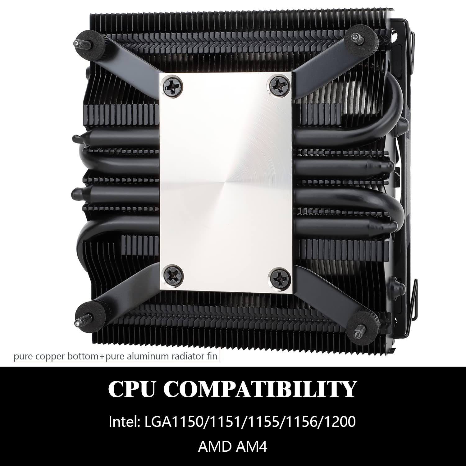 ENFRIADOR DE CPU THERMALRIGHT AXP90 X47 BLACK PERFIL BAJO 47MM - 5