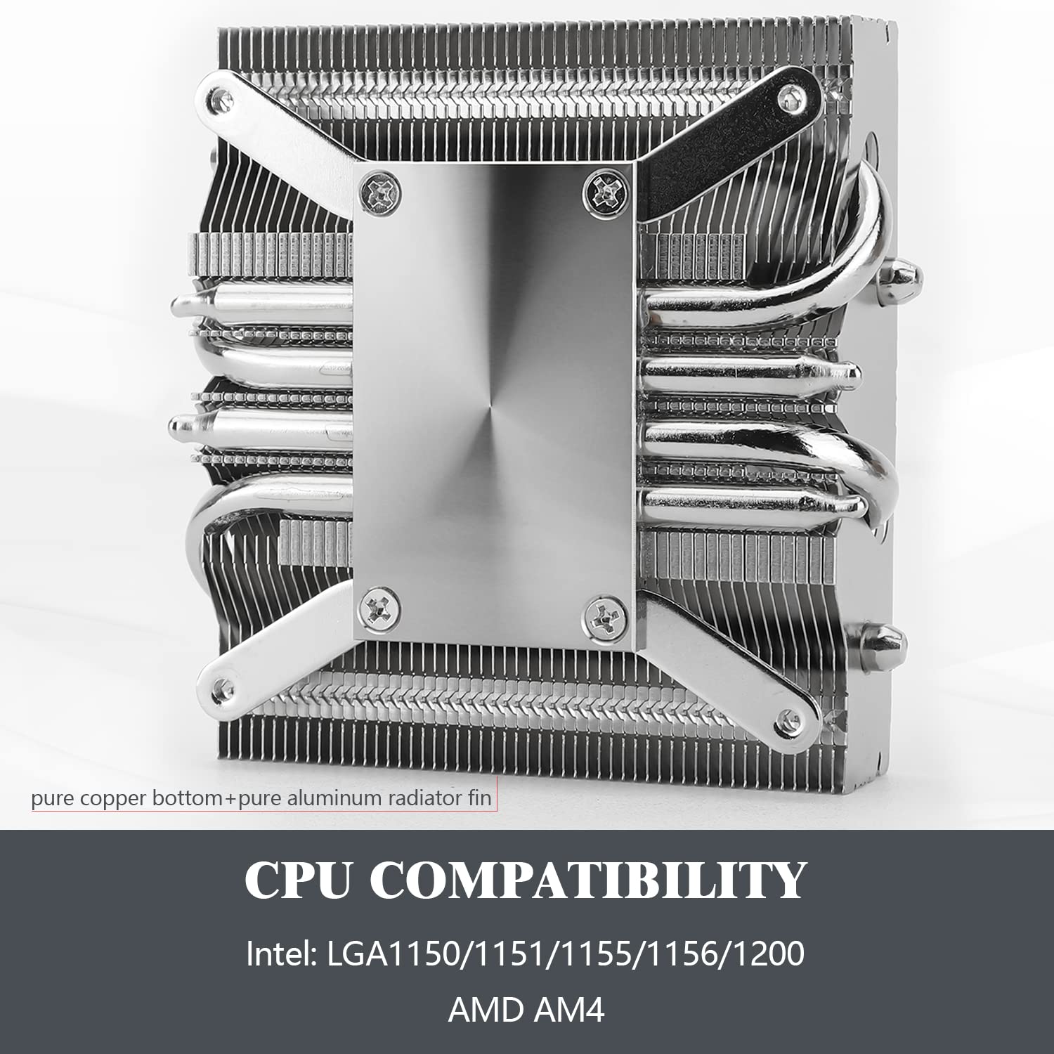 ENFRIADOR CPU THERMALRIGHT AXP90 X47 LOW PROFILE 47MM PARA AMD AM4 AM5 INTEL LGA1150 1151 1200 1700 - 4