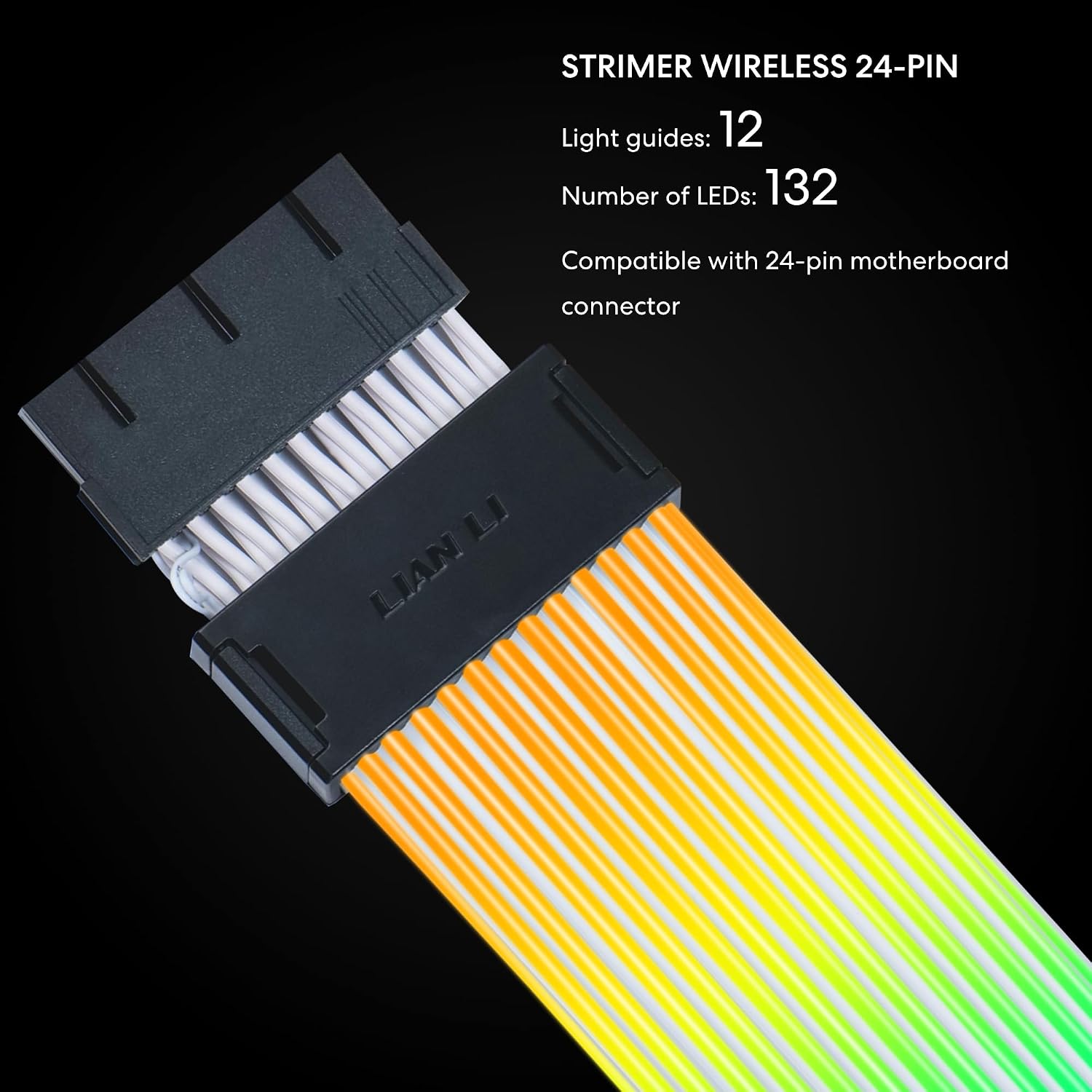 CABLE MOTHERBOARD LIAN LI STRIMER WIRELESS 24-PIN RGB SIN CONTROLADOR - 4