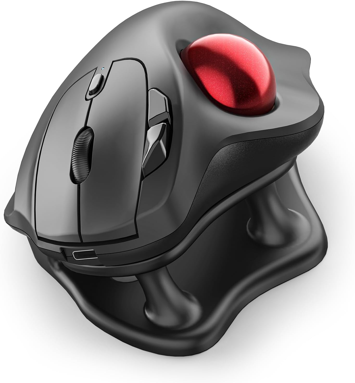 MOUSE INALÁMBRICO CON TRACKBALL ERGONÓMICO NULEA CON SOPORTE INCLINADO 21.7° Y CONTROL CON PULGAR - 1