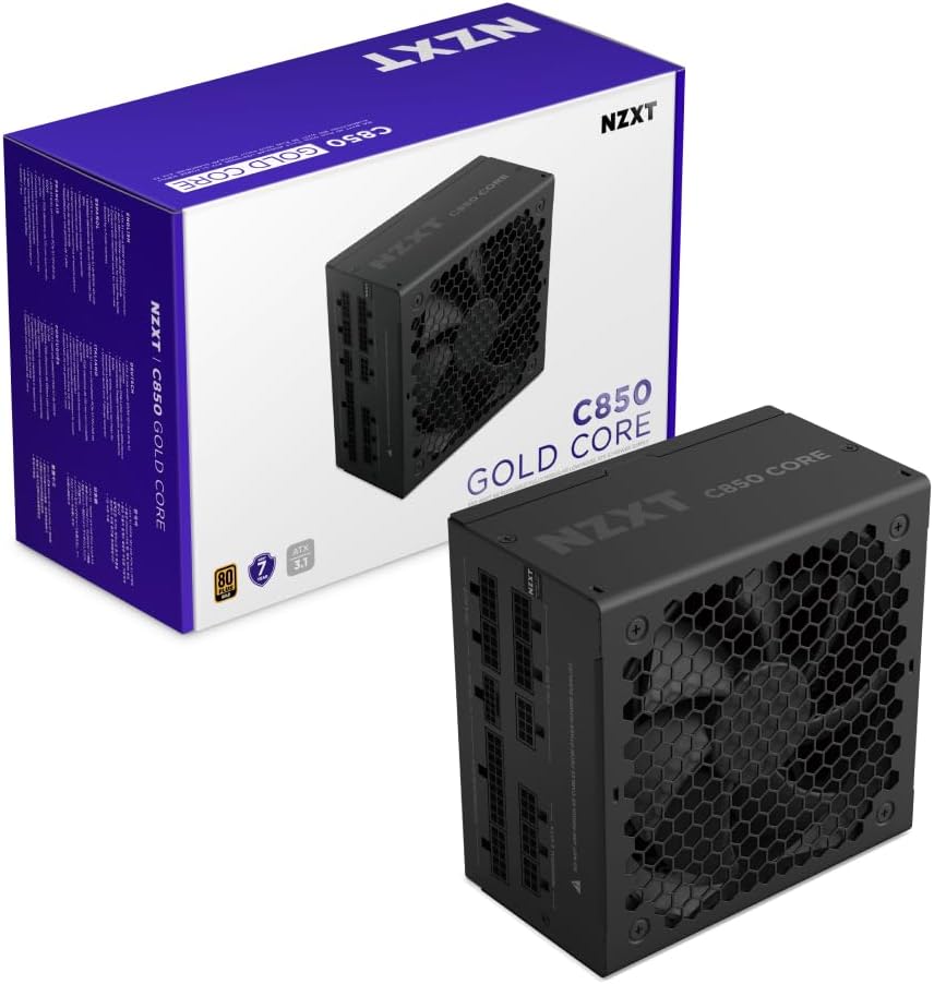 FUENTE DE PODER NZXT C850 GOLD CORE 850W ATX 3.1 80+ GOLD - 1