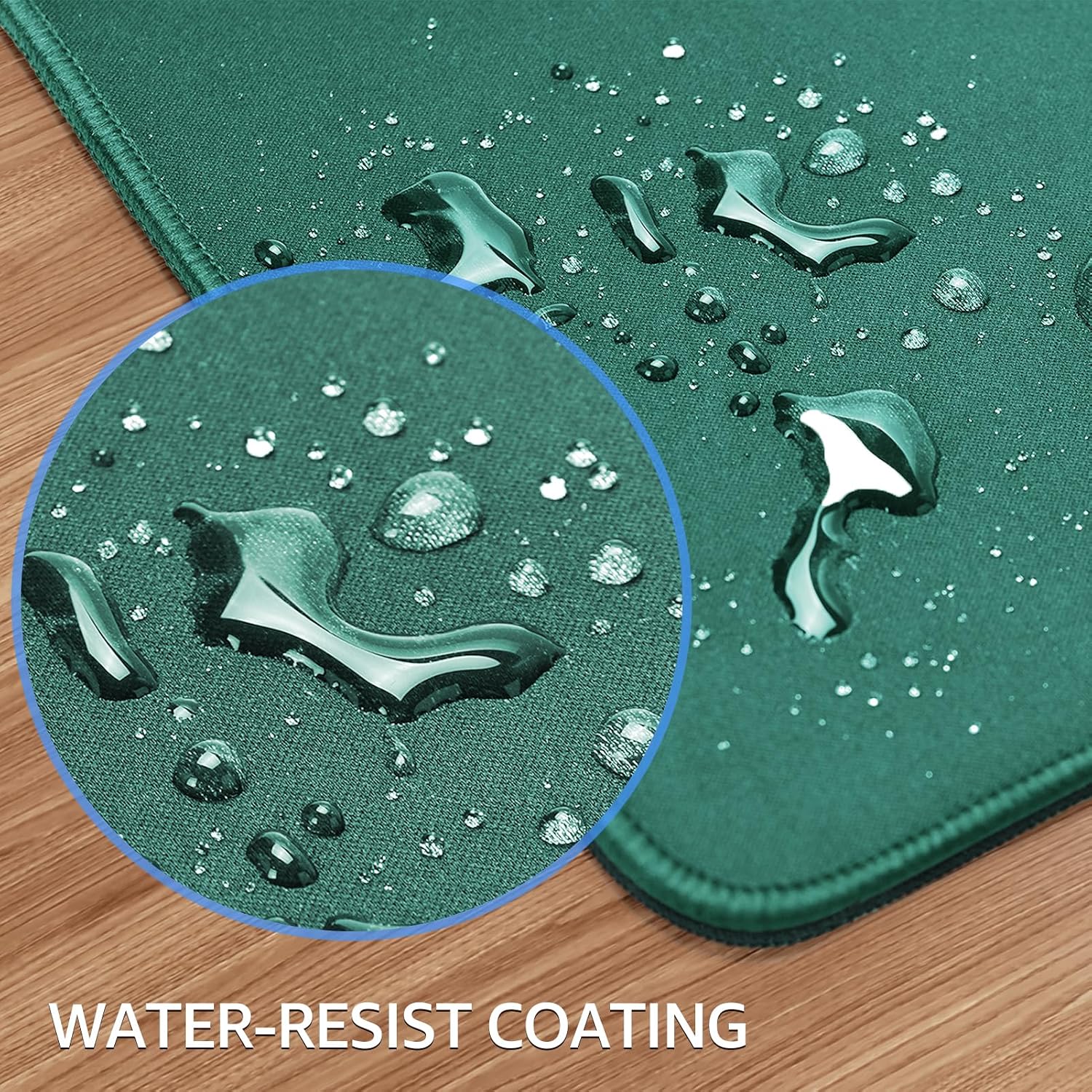 MOUSE PAD GRANDE PARA GAMING KTRIO XXL 80 X 40 CM VERDE BOSQUE - 5