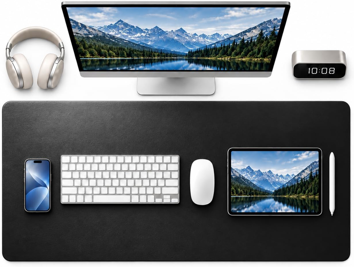 MOUSE PAD GRANDE PARA GAMING KTRIO 80 X 30 CM NEGRO PU - 1