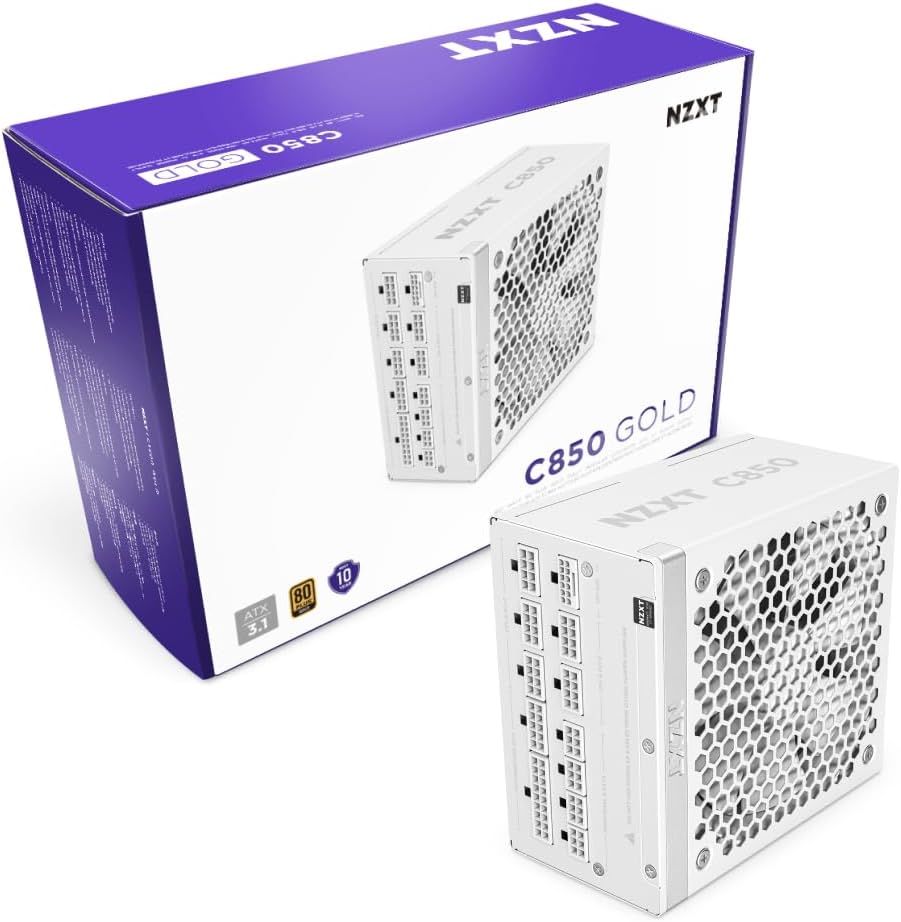 FUENTE DE PODER NZXT C850 GOLD ATX 3.1 850W MODULAR - 1