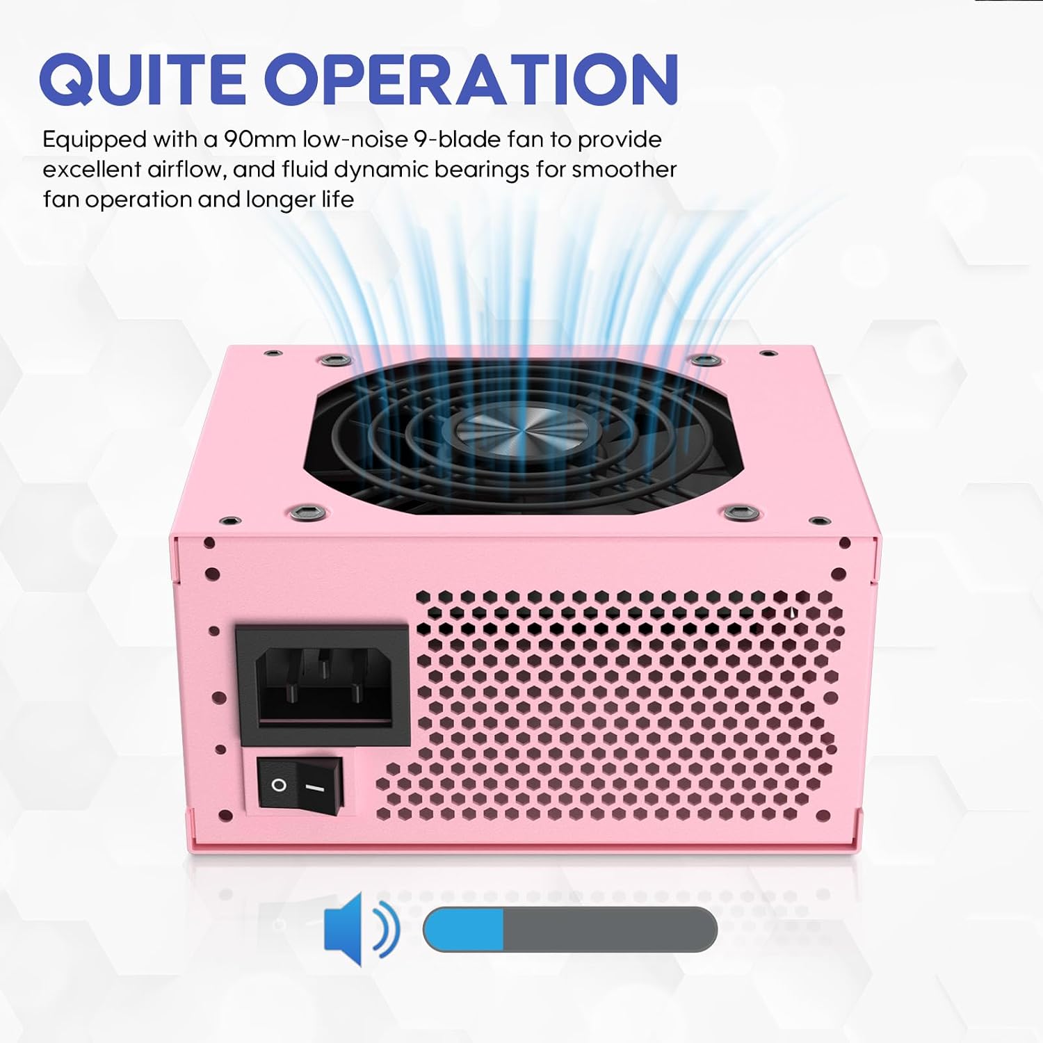 FUENTE DE PODER VETROO 850W ROSA SFX ATX 3.1 Y PCIE 5.1 - 3