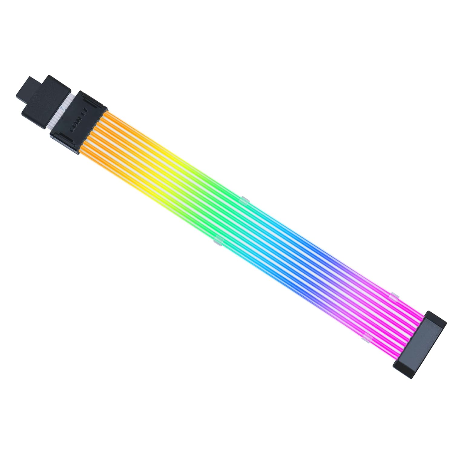 CABLE EXTENSOR DE PODER RGB INALÁMBRICO 16-PIN PARA GPU LIAN LI STRIMER PW16-81W - 1