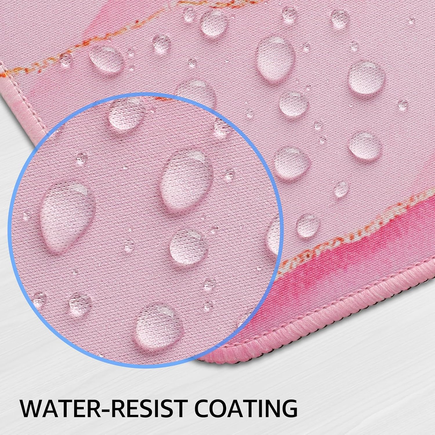 MOUSE PAD GRANDE PARA GAMING KTRIO XXL 80 X 40 CM ROSA GLOW - 5