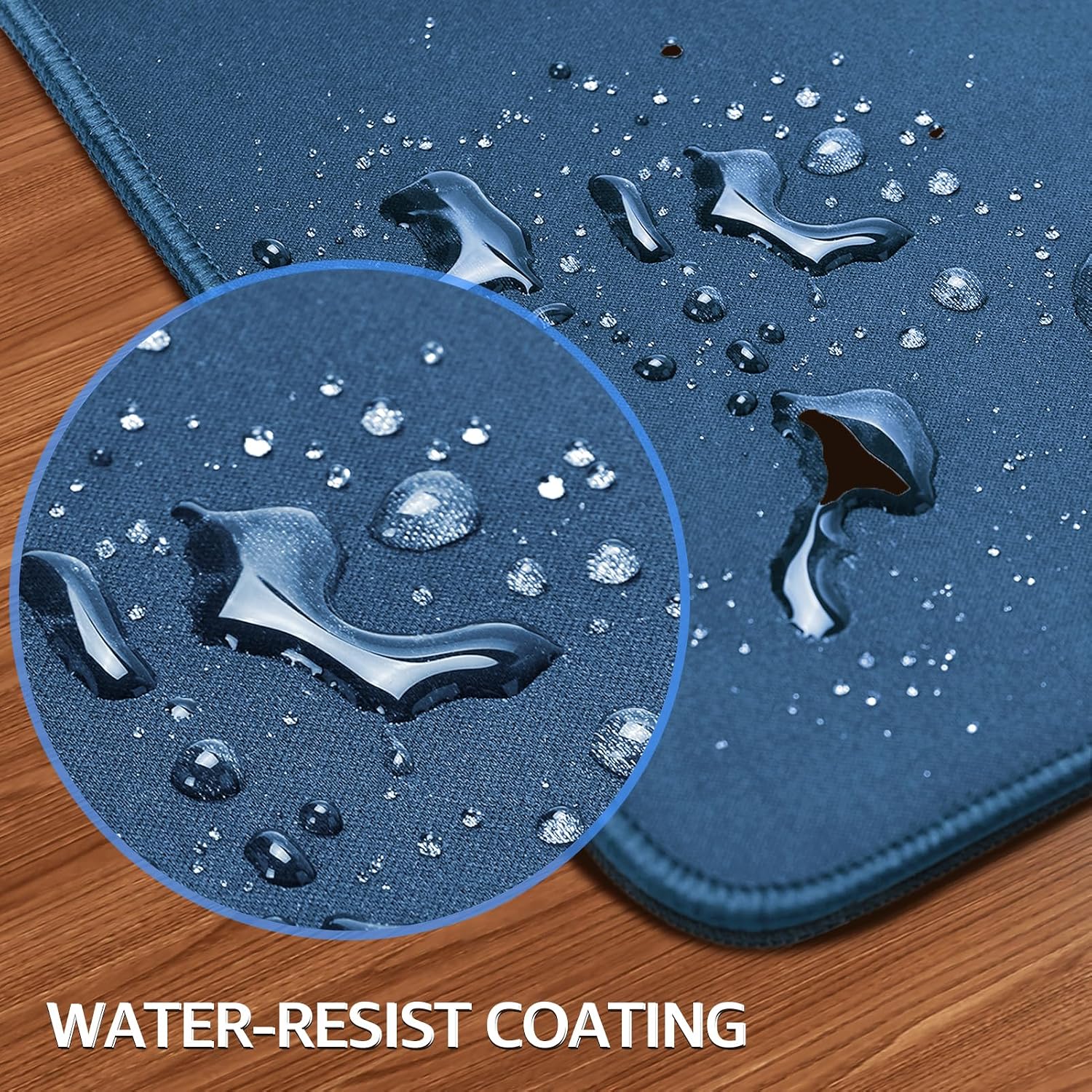 MOUSE PAD GRANDE PARA GAMING KTRIO XXL 80 X 40 CM AZUL MARINO - 5