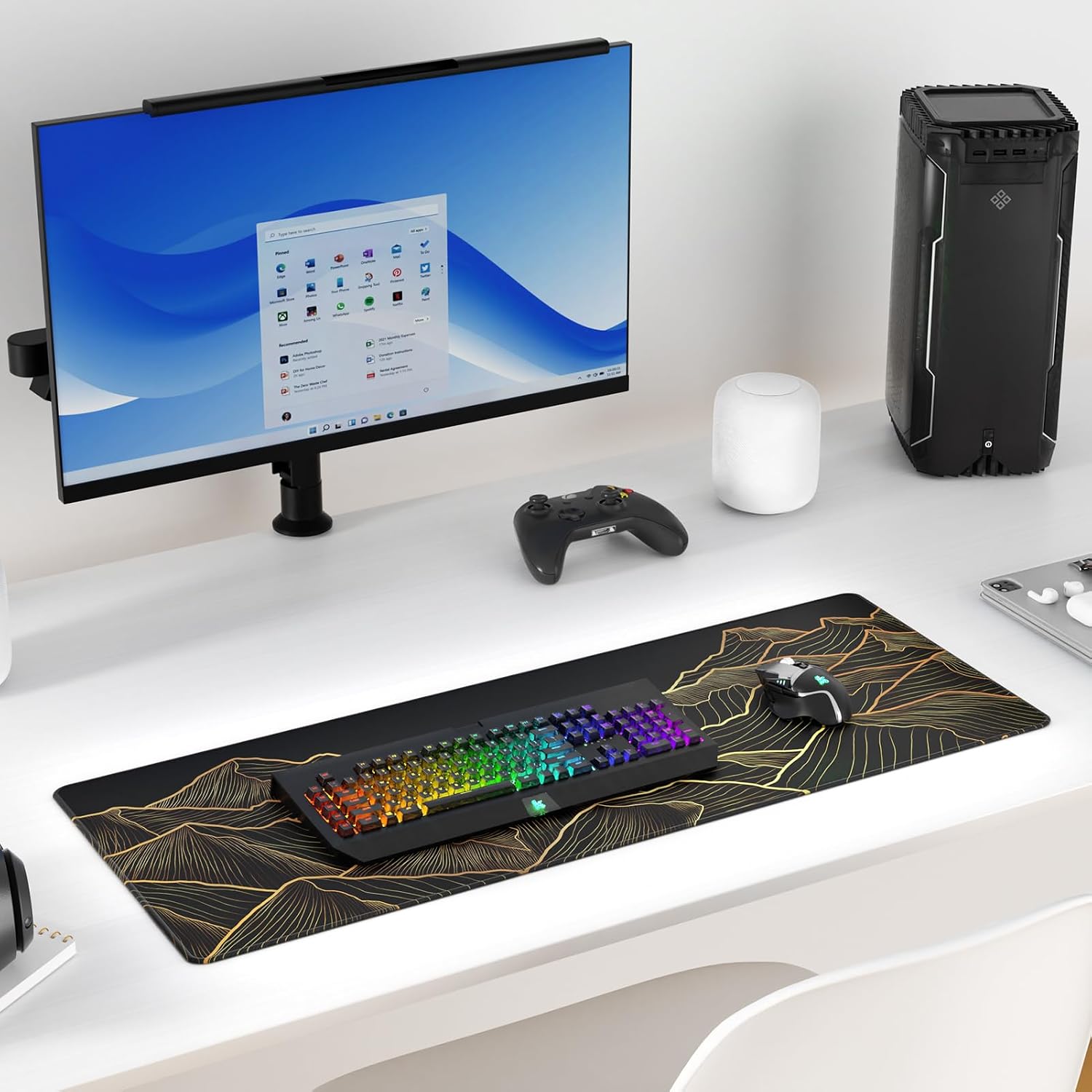 MOUSE PAD GRANDE PARA GAMING KTRIO XL 80 X 30 CM BRIGHT RISE - 5