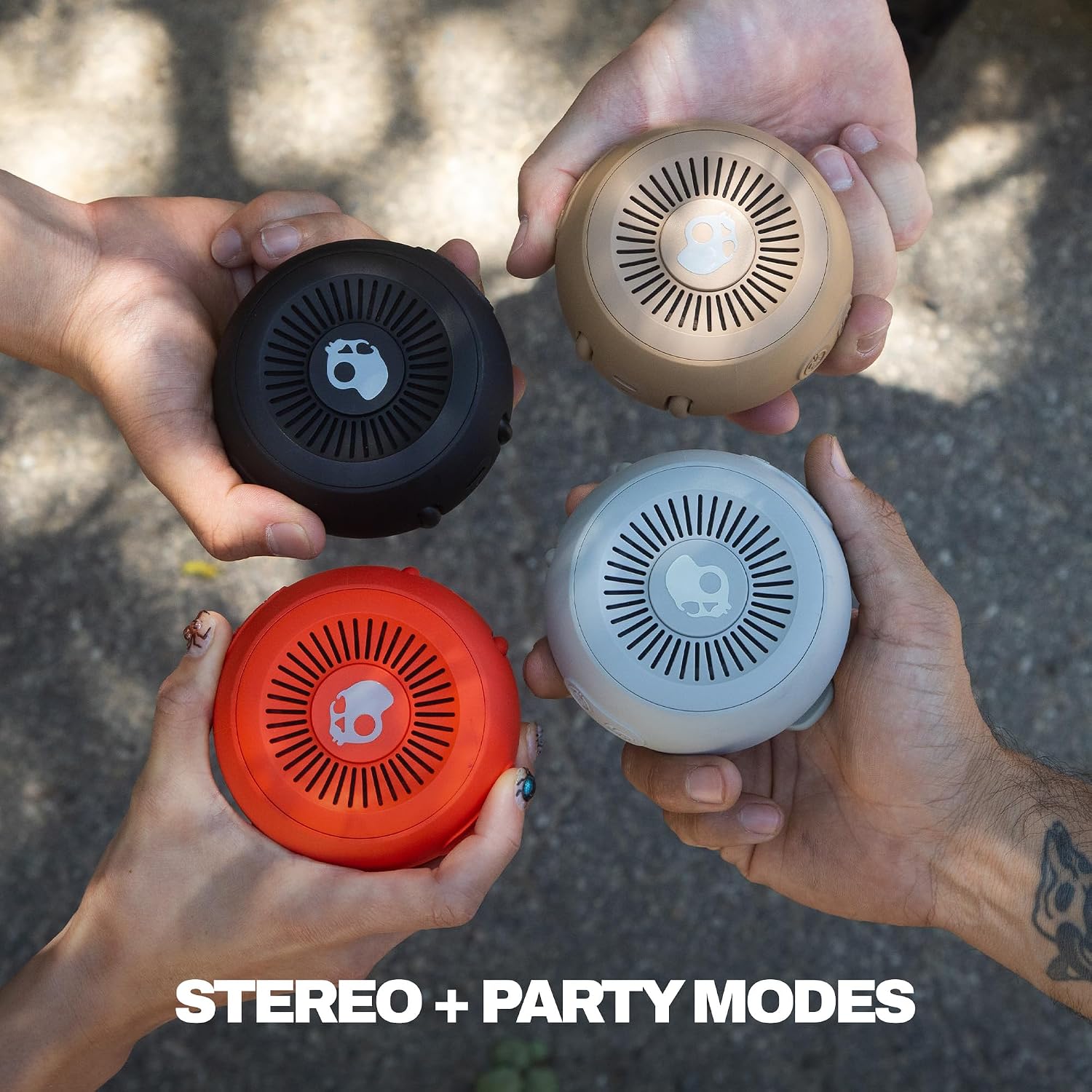 PARLANTE PORTÁTIL BLUETOOTH SKULLCANDY SESSION 360 CEMENT - 5
