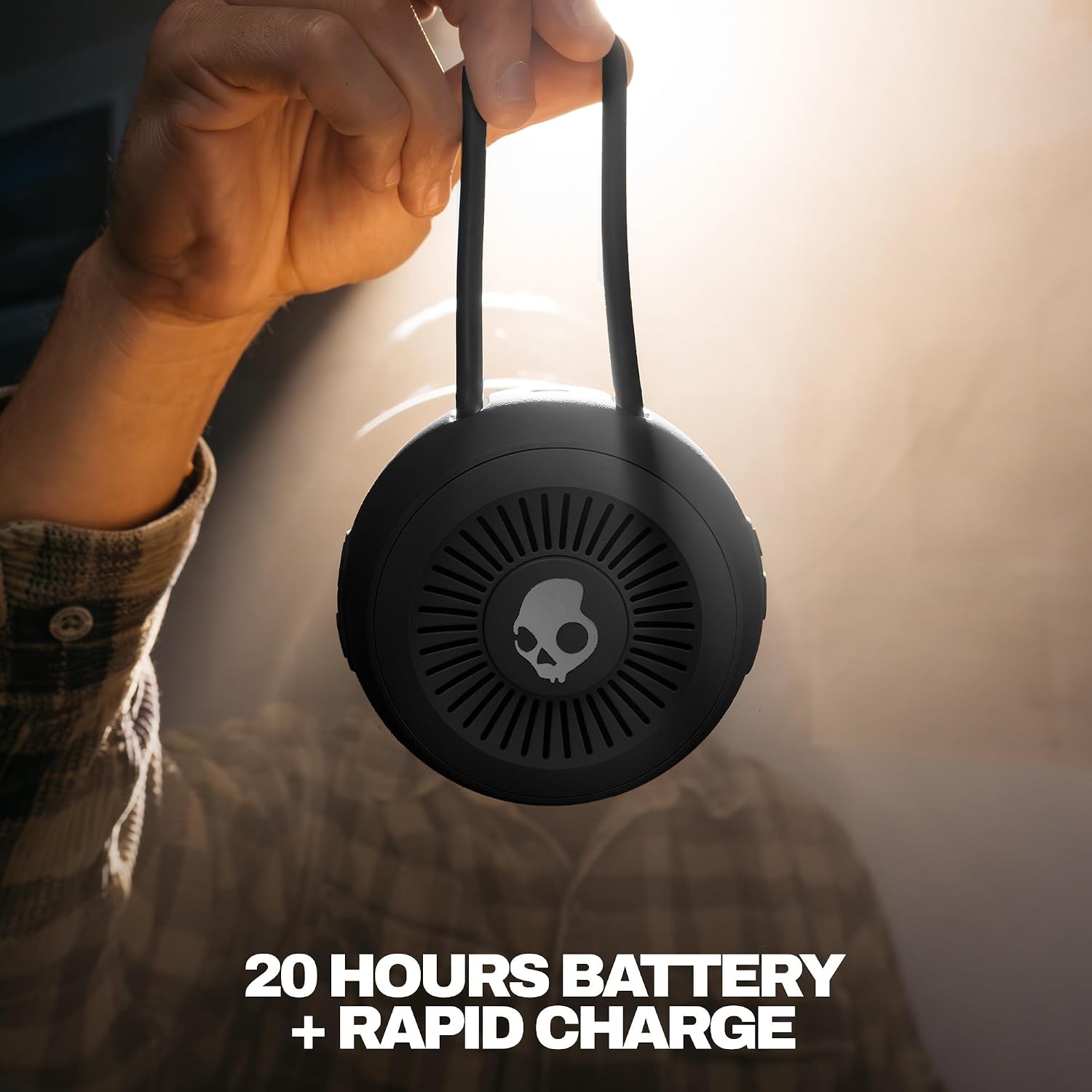 PARLANTE PORTÁTIL BLUETOOTH SKULLCANDY SESSION 360 NEGRO - 4