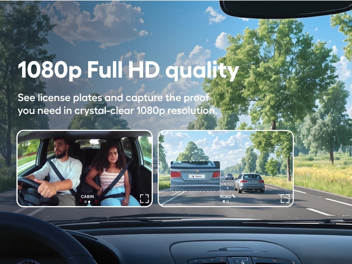 CÁMARA PARA AUTO NEXAR PRO DUAL DASH CAM CON SUSCRIPCIÓN 1 AÑO Y ALMACENAMIENTO EN LA NUBE ILIMITADO - 5