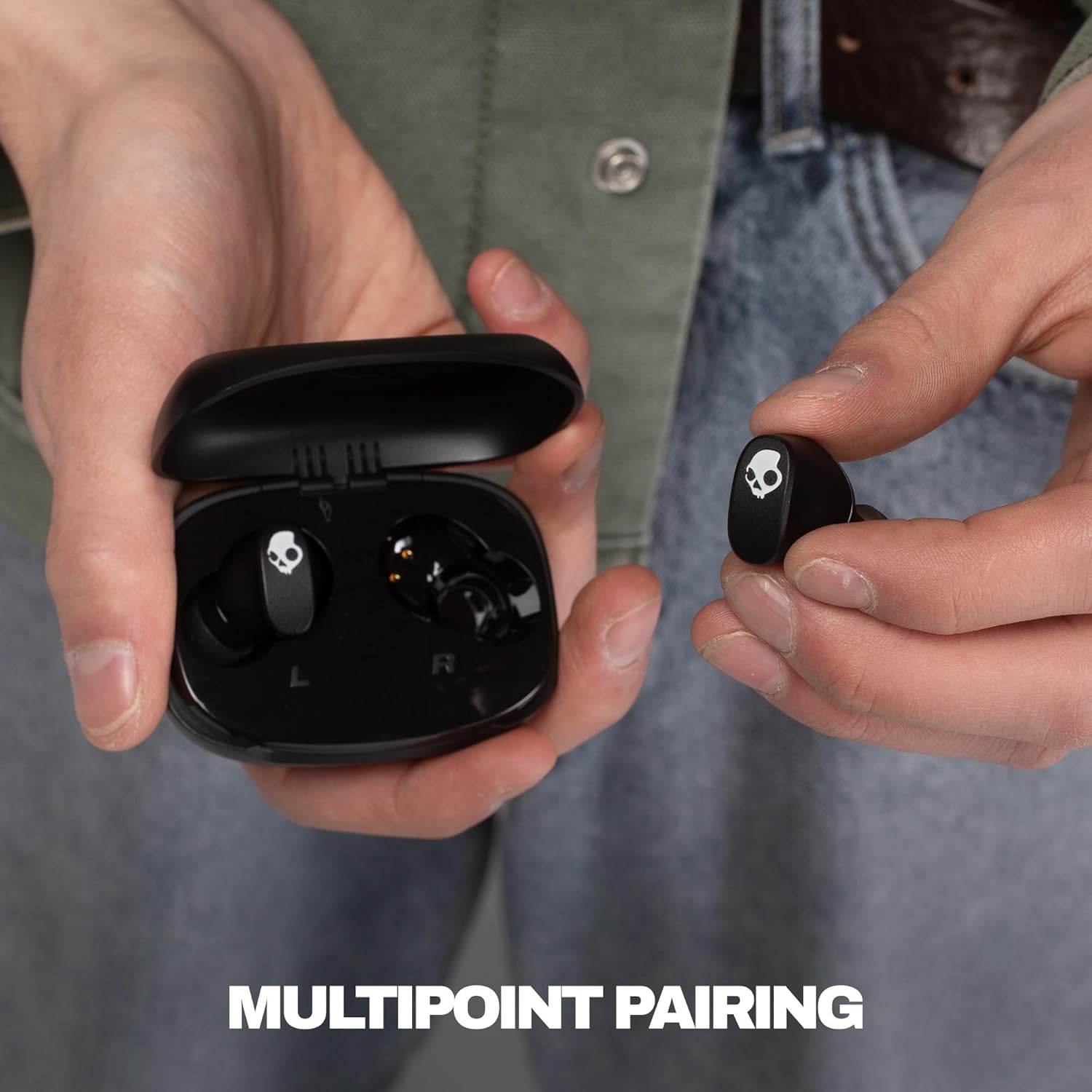 AUDÍFONOS TRUE WIRELESS SKULLCANDY SMOKIN’ BUDS 360 NEGRO - 5