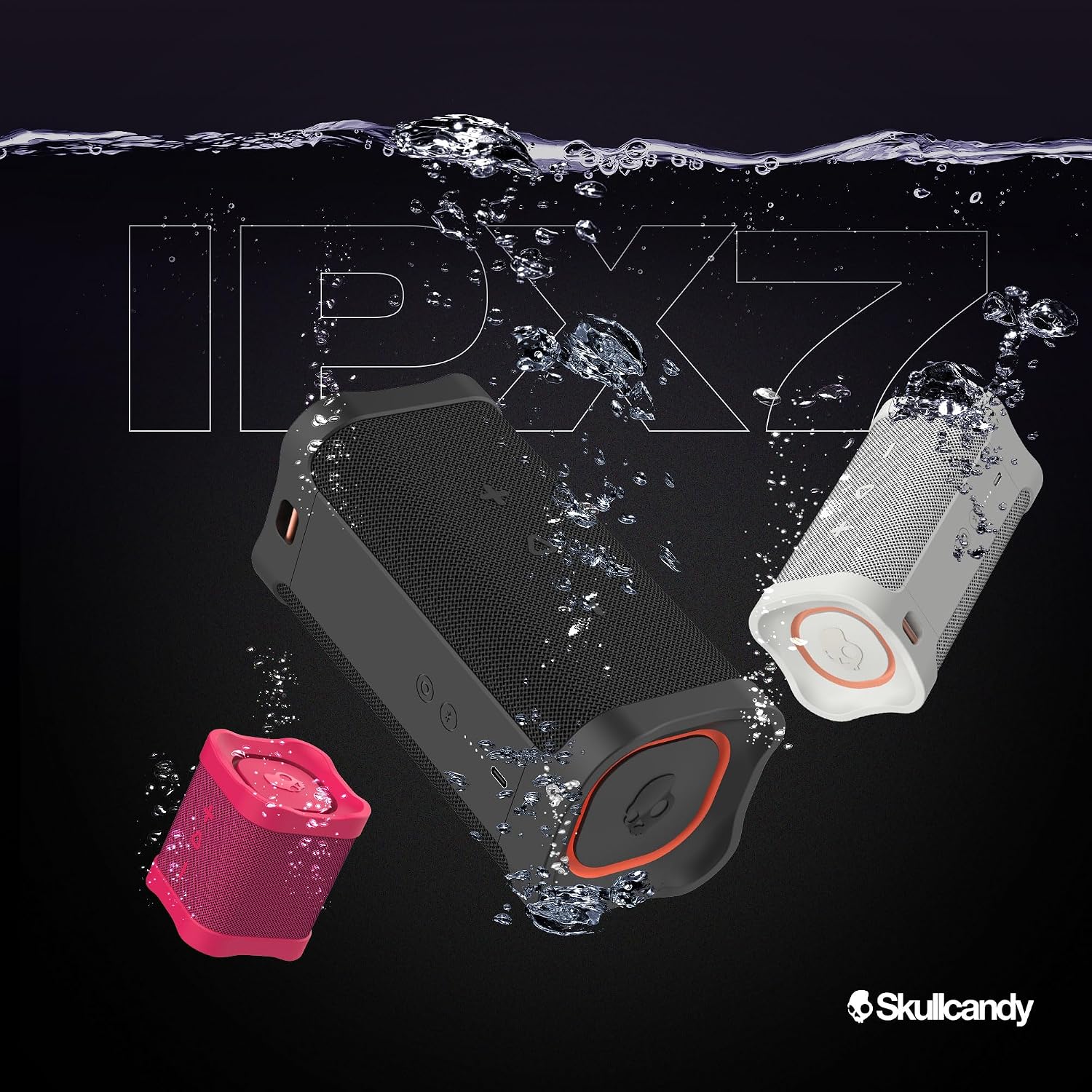 PARLANTE PORTÁTIL SKULLCANDY TERRAIN BLUETOOTH INALÁMBRICO RESISTENTE AL AGUA IPX7 - 3