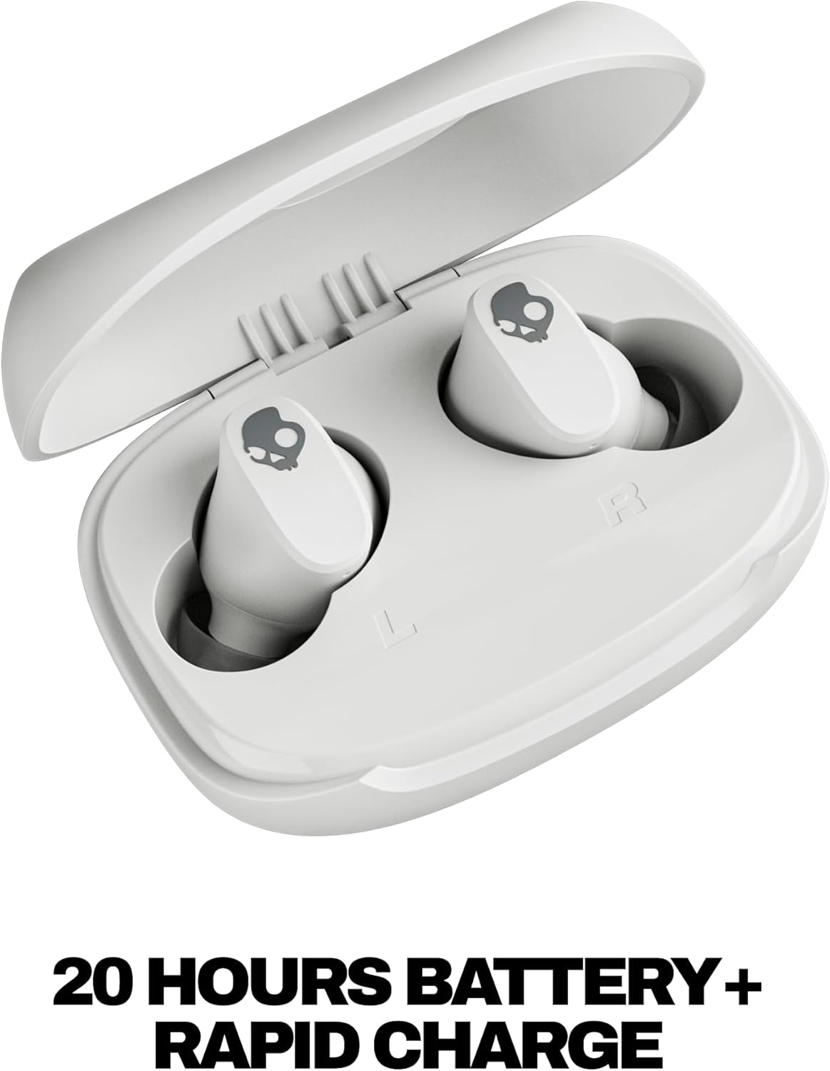 AUDÍFONOS TRUE WIRELESS SKULLCANDY SMOKIN’ BUDS 360 BONE - 2