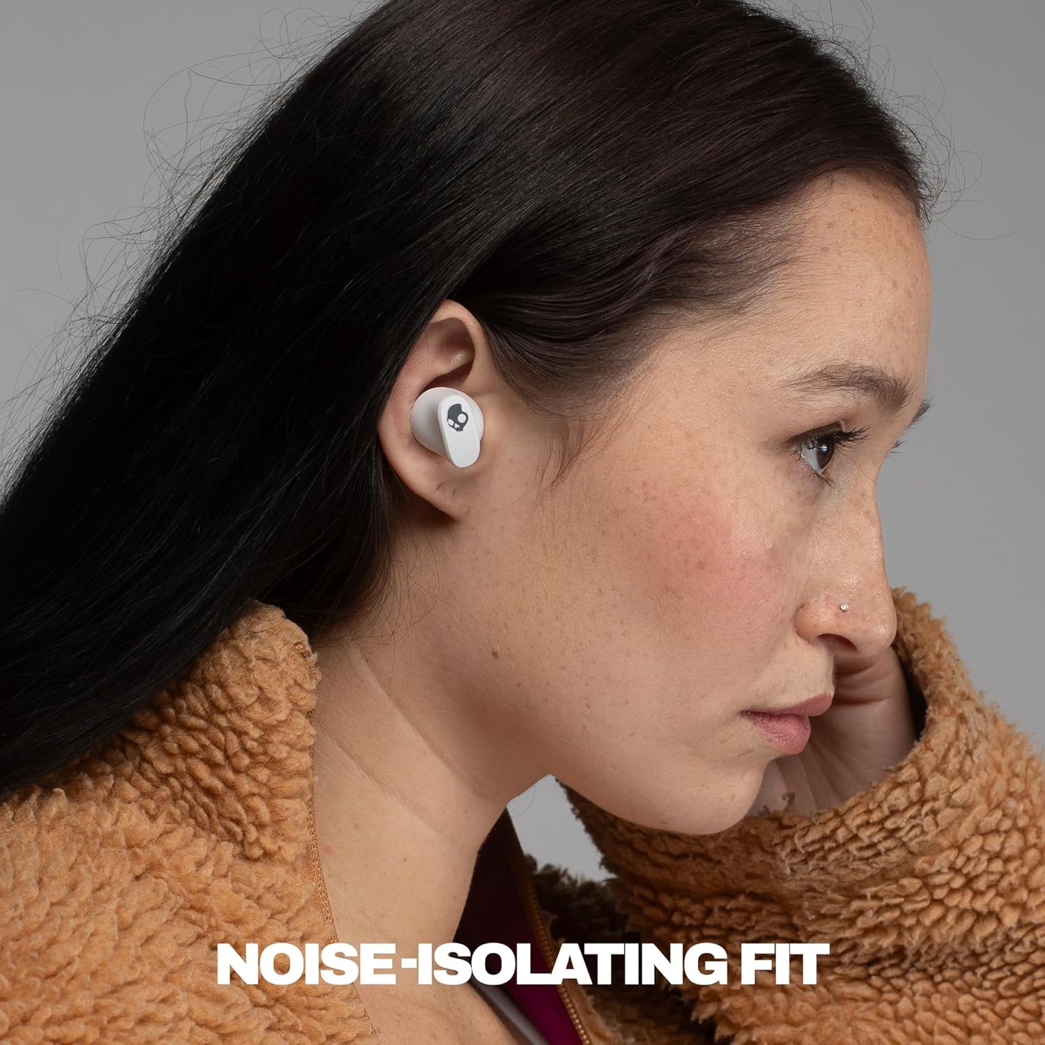 AUDÍFONOS TRUE WIRELESS SKULLCANDY SMOKIN’ BUDS 360 BONE - 4