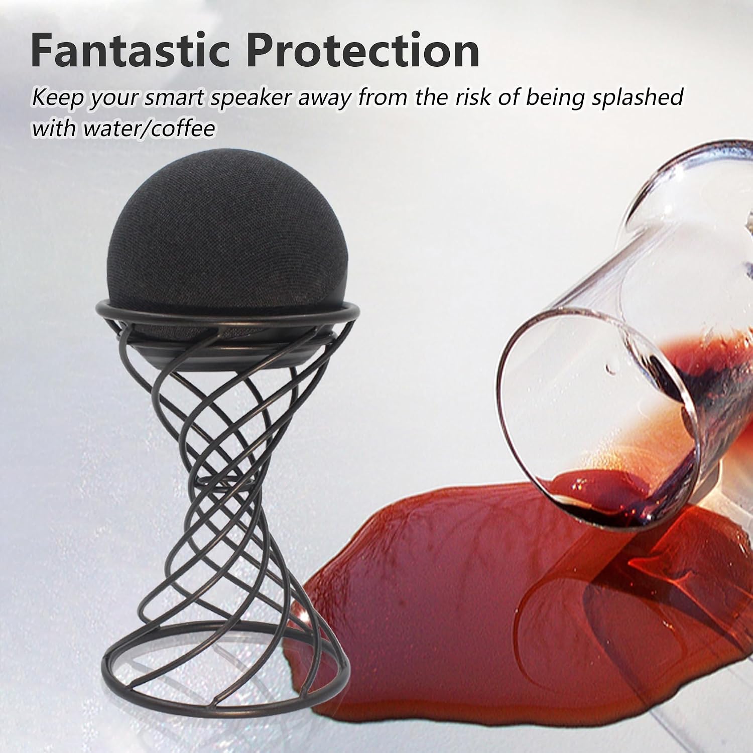 SOPORTE DE MESA PARA PARLANTES DUTIPLUS COFFEE BROWN - 4