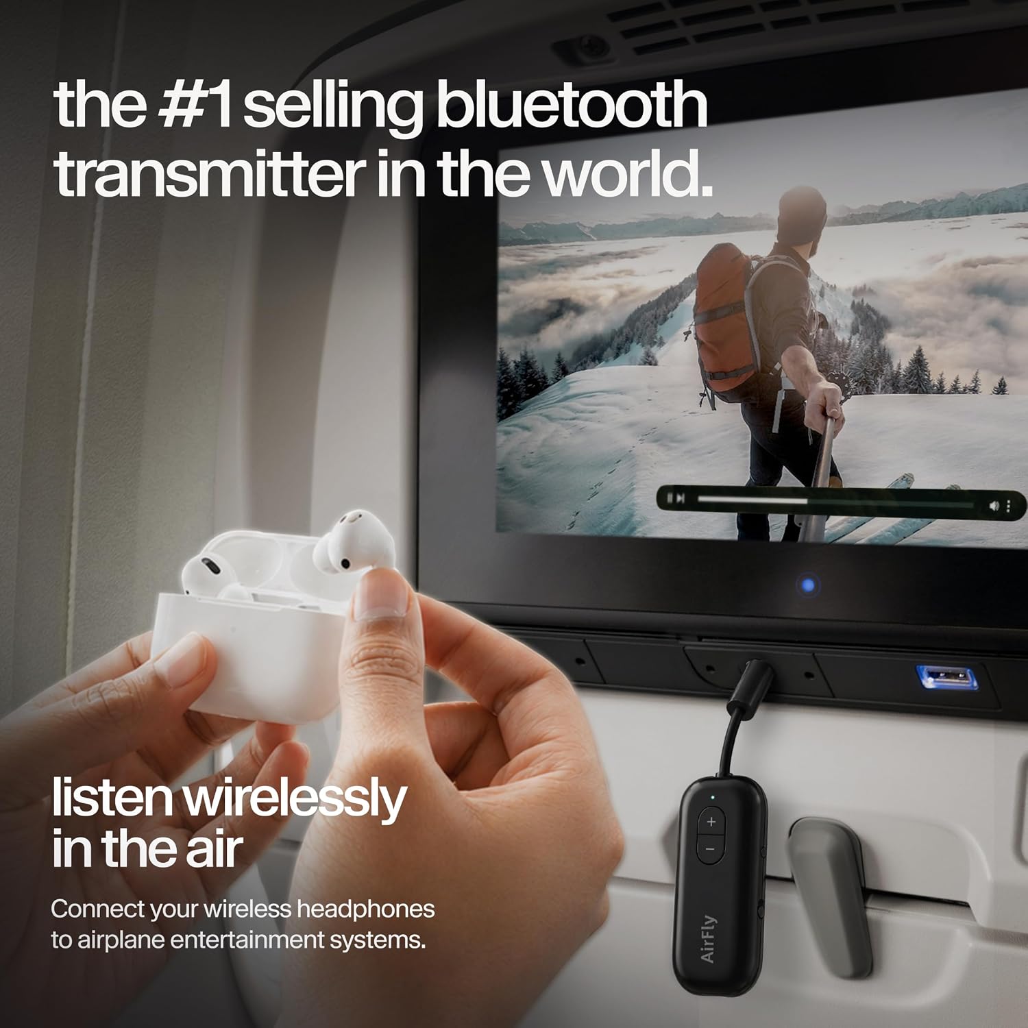 ADAPTADOR TRANSMISOR DE AUDIO BLUETOOTH TWELVE SOUTH AIRFLY SE NEGRO - 3