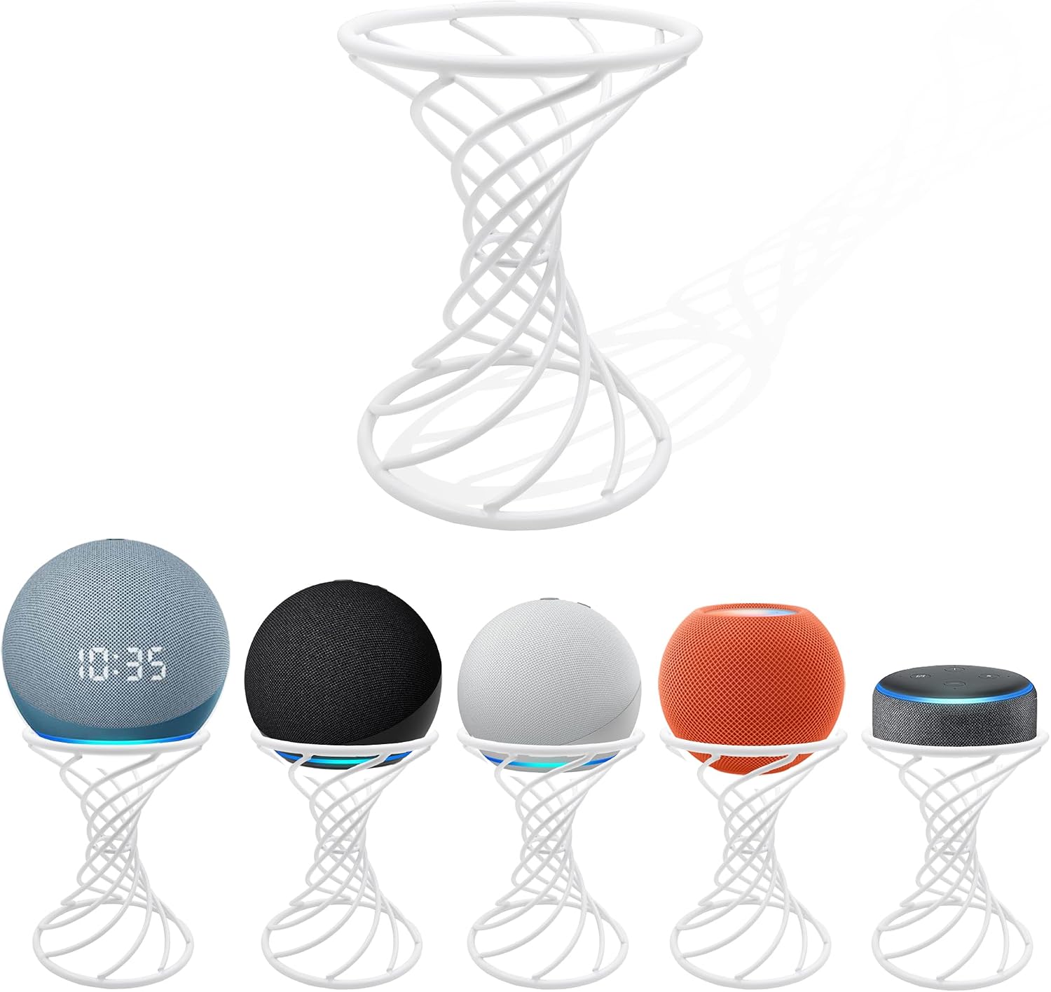SOPORTE PARA PARLANTES DUTIPLUS SMART SPEAKER TABLE STAND BLANCO - 1