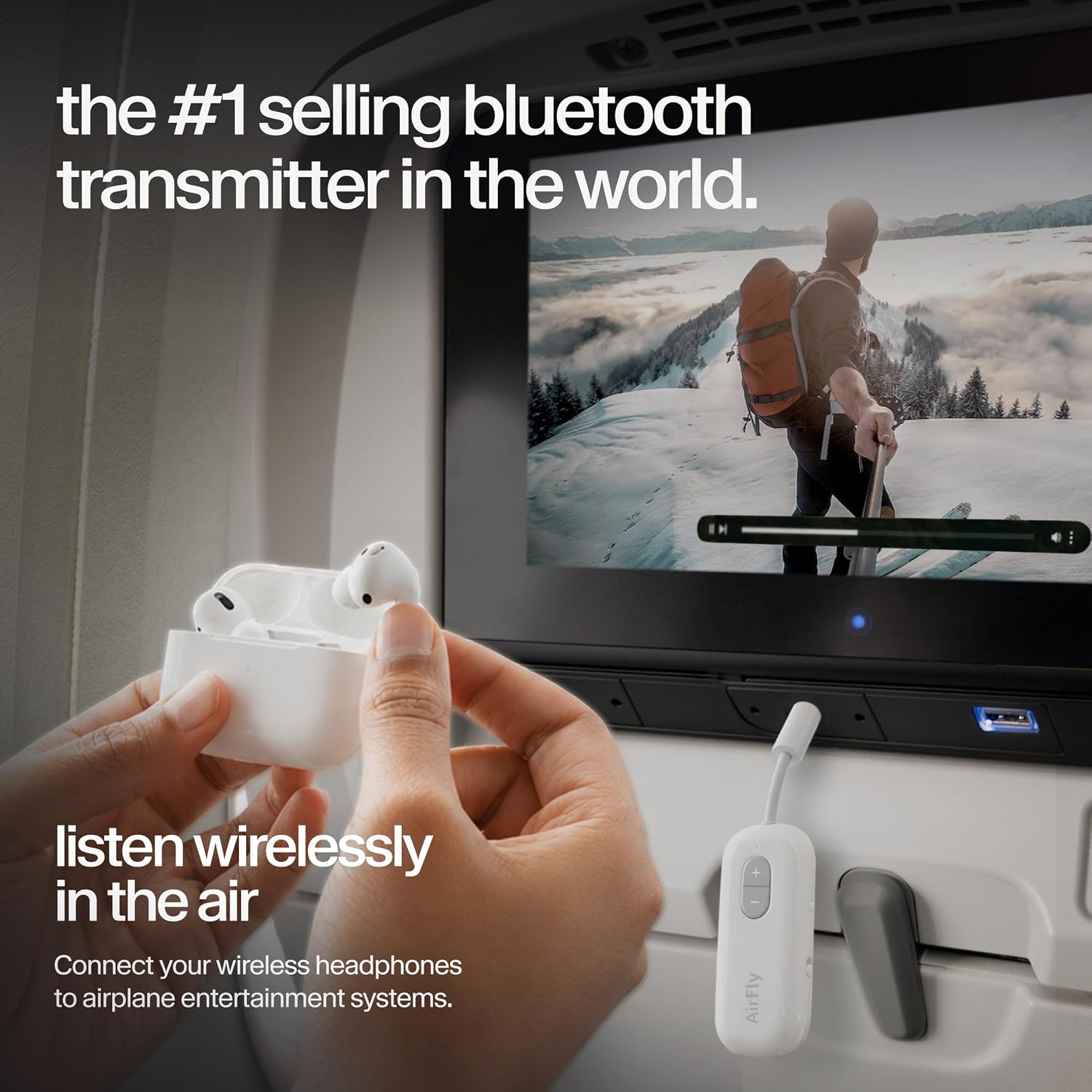 ADAPTADOR TRANSMISOR DE AUDIO BLUETOOTH TWELVE SOUTH AIRFLY SE BLANCO - 2