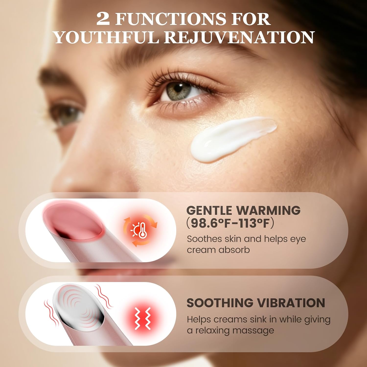 MASAJEADOR DE OJOS CON CALOR DOCOCO 98°F-113°F - 3