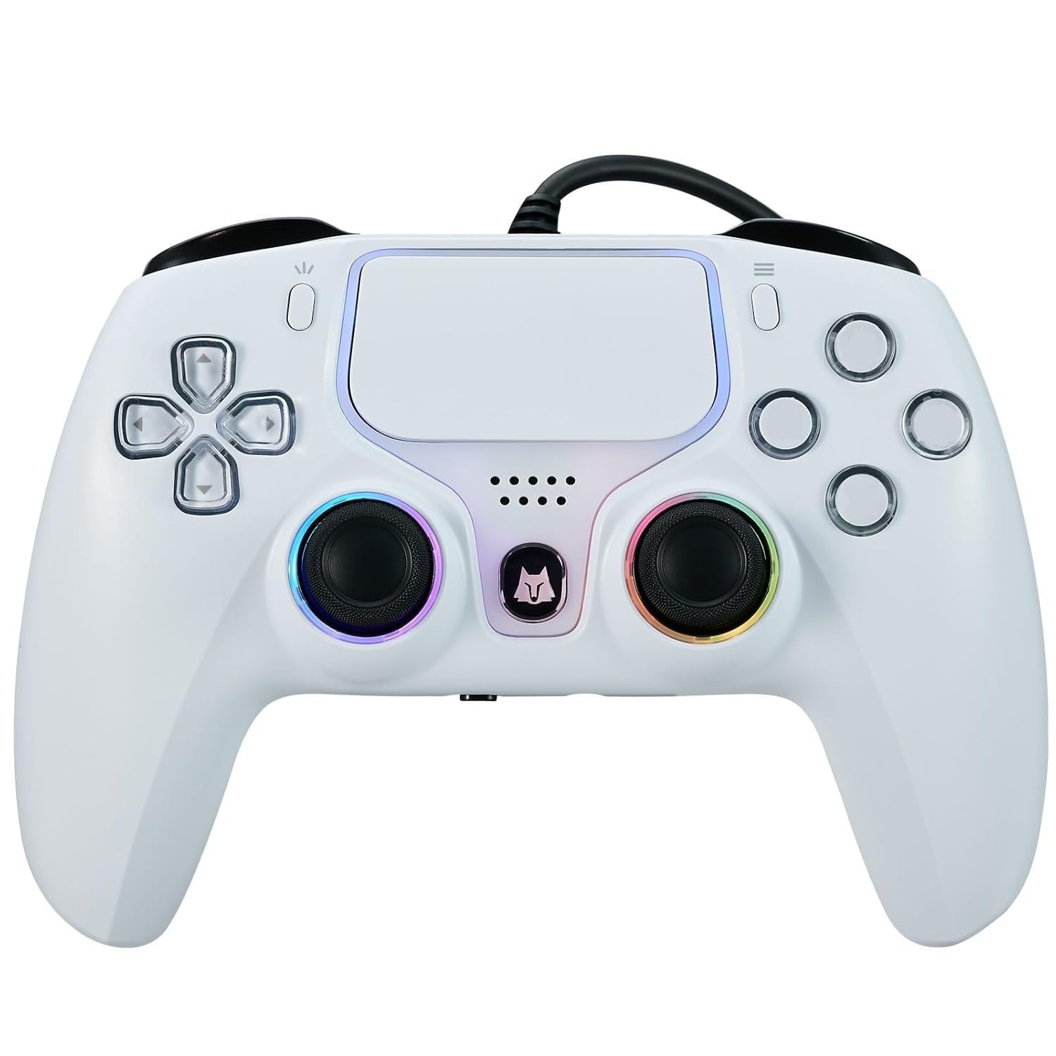 CONTROL CON CABLE PARA PS5 NBCP BLANCO - 1