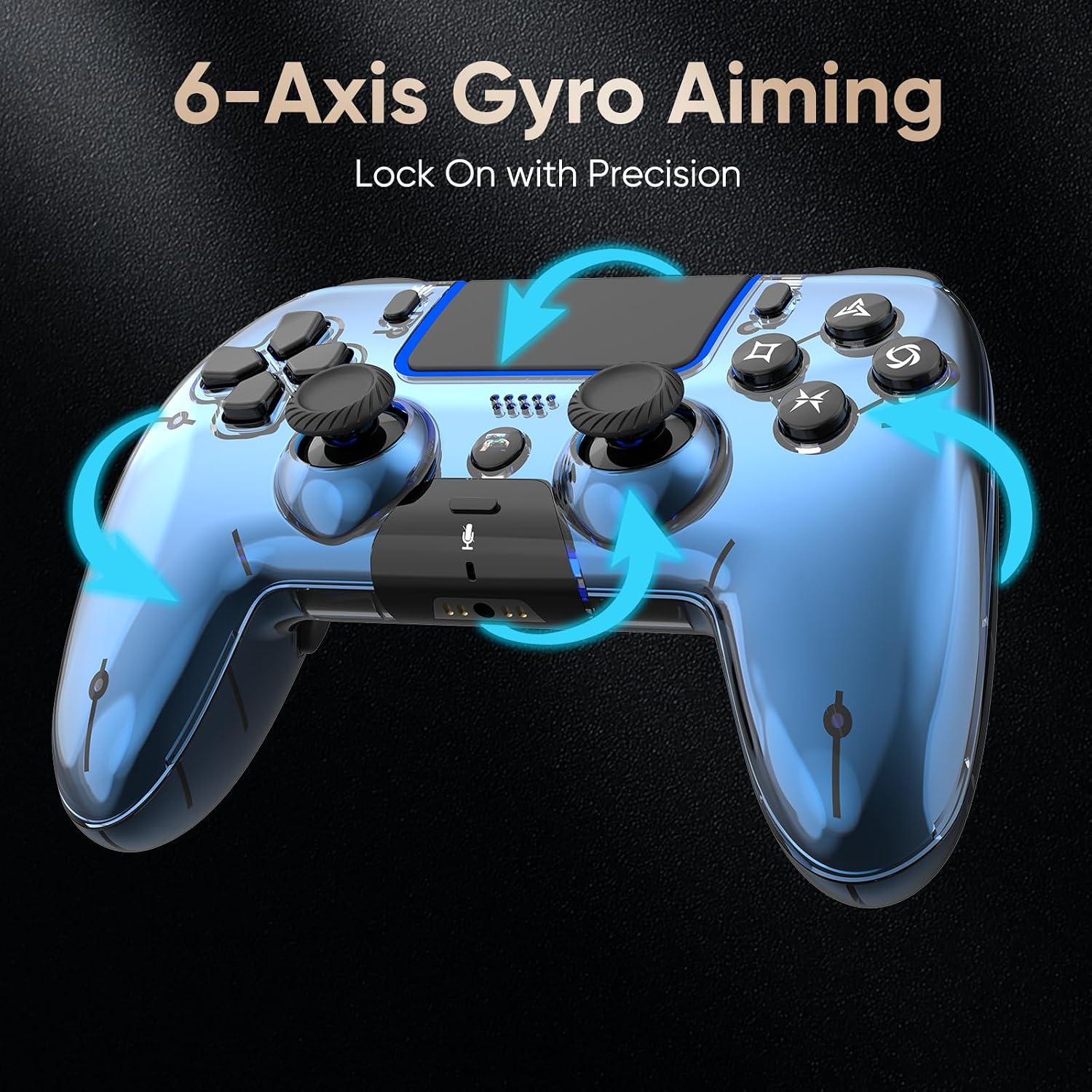 CONTROL INALÁMBRICO PARA PS5 BETMI METALLIC BLUE - 5